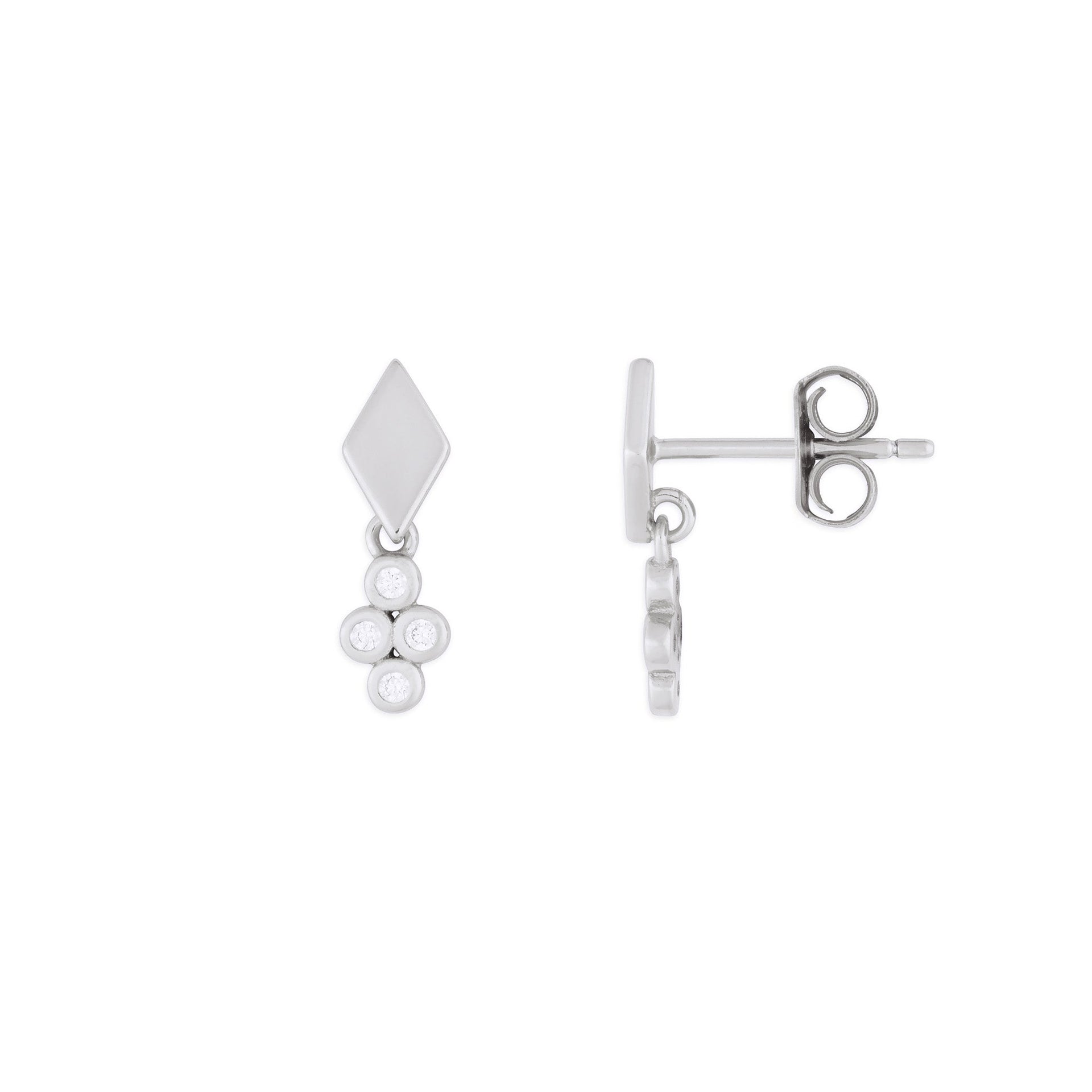 Kennedy Studs Silver
