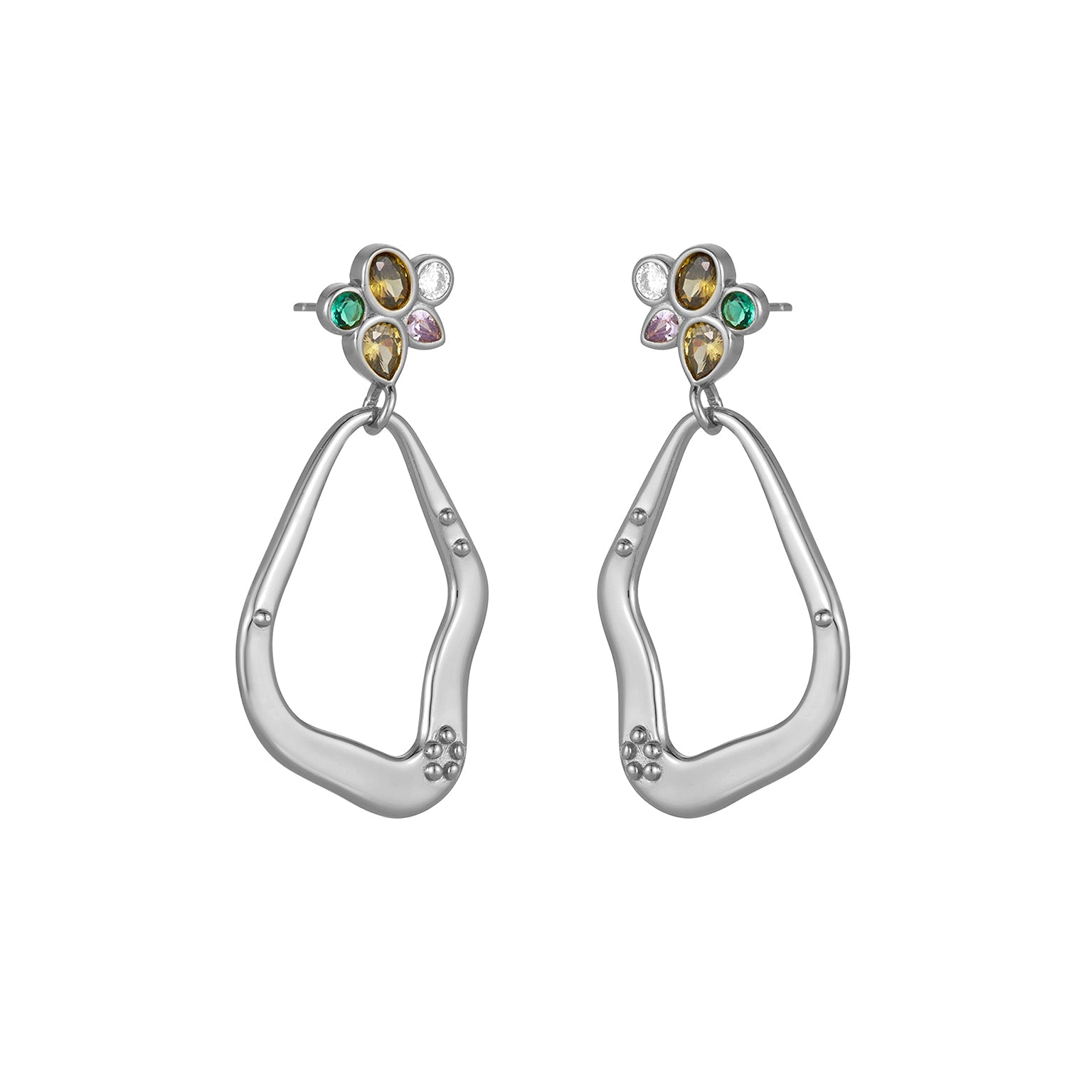 Lola Earrings Silver