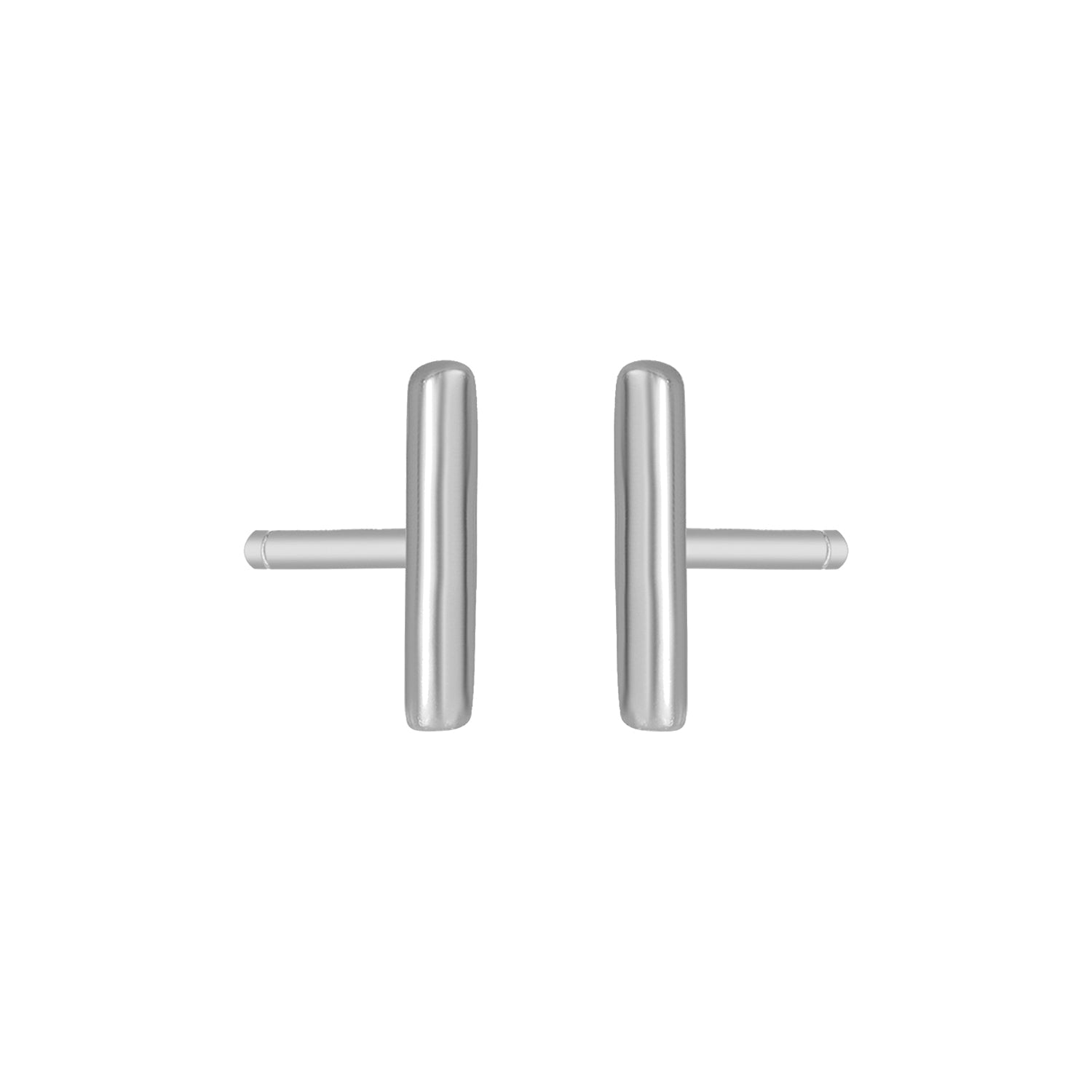 Lottie Bar Studs Silver
