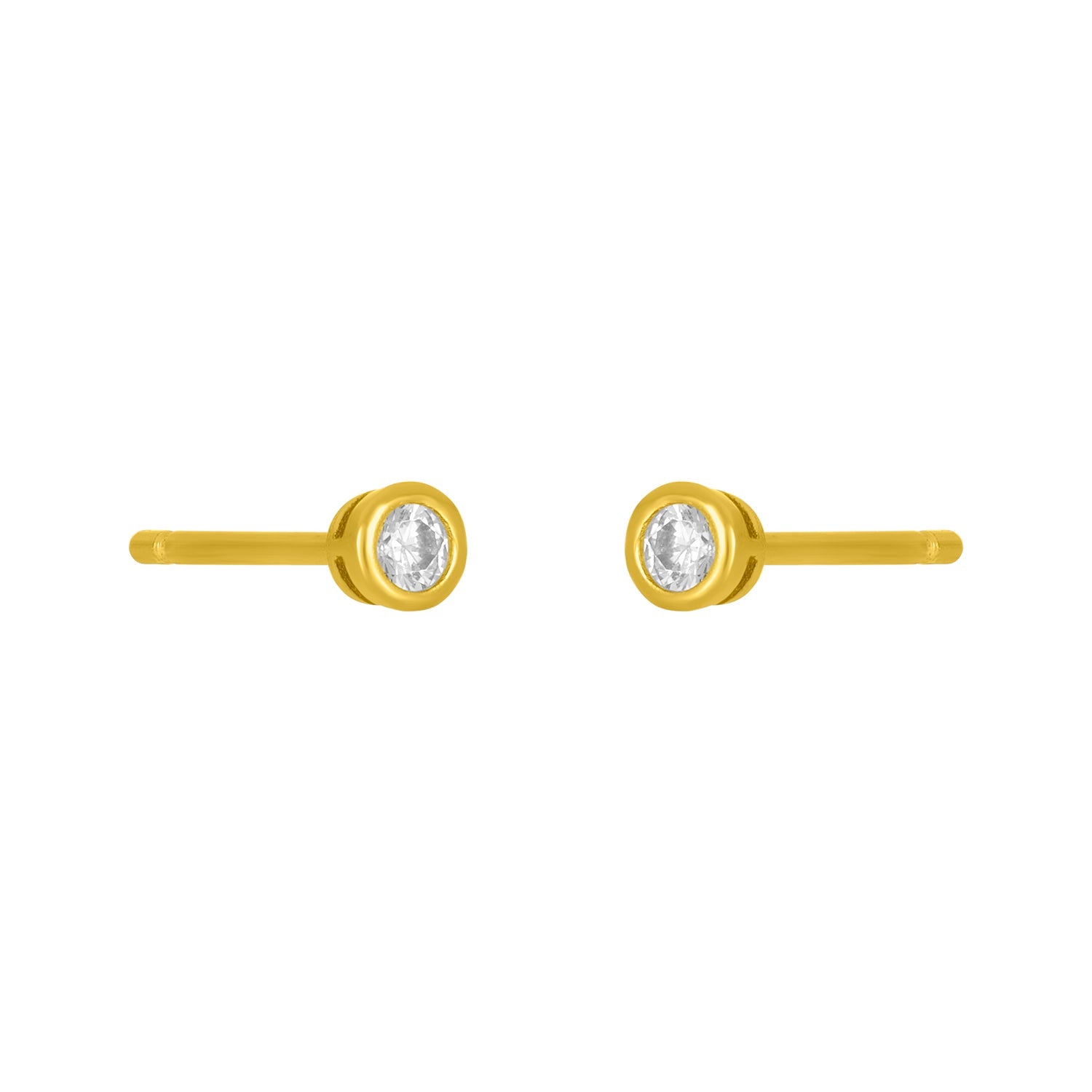 Marisol Bezel Stud 2mm