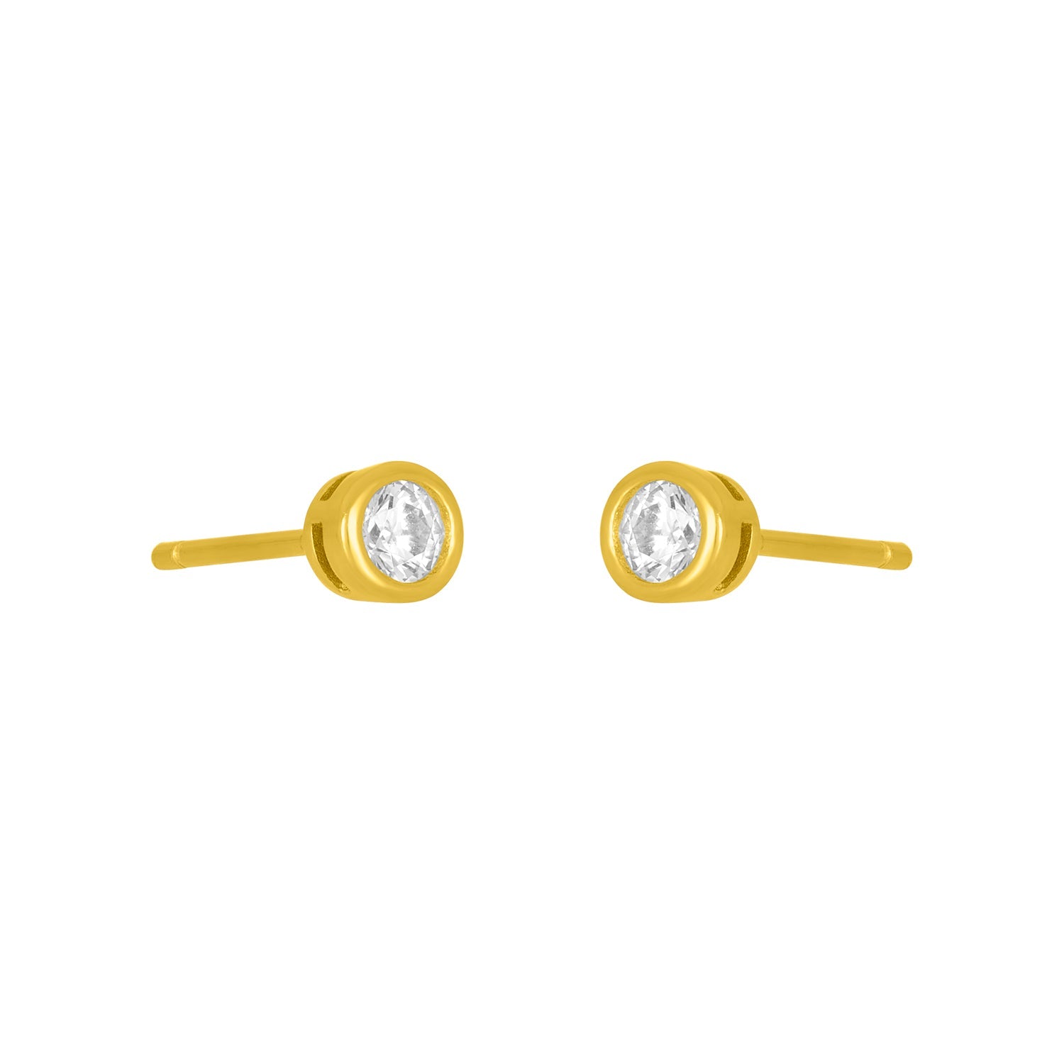 Marisol Bezel Stud 3mm