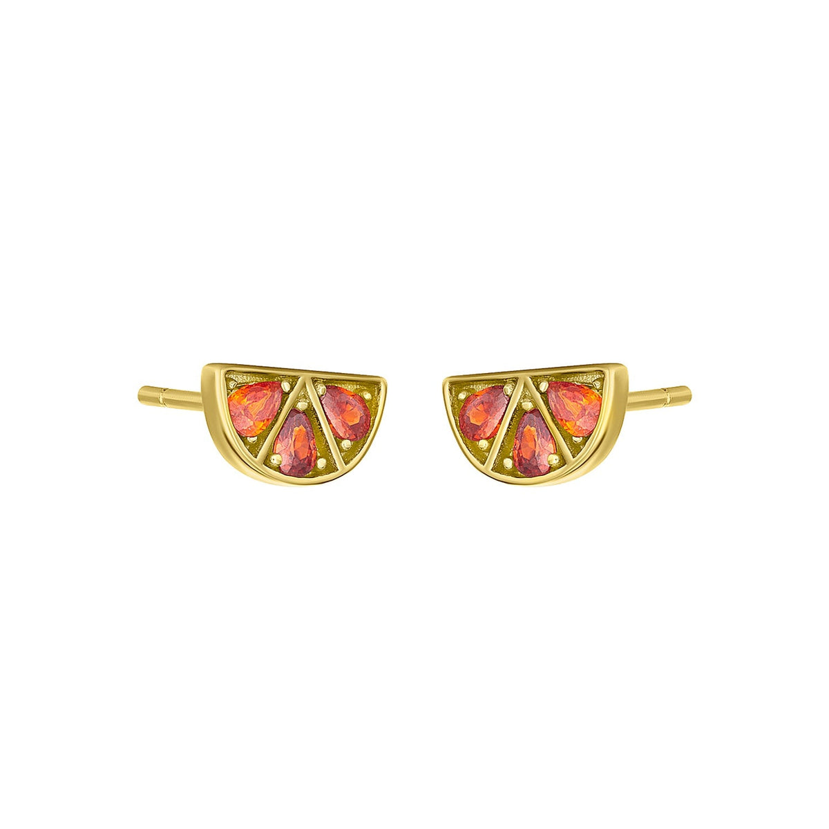 ORANGE SLICE STUDS