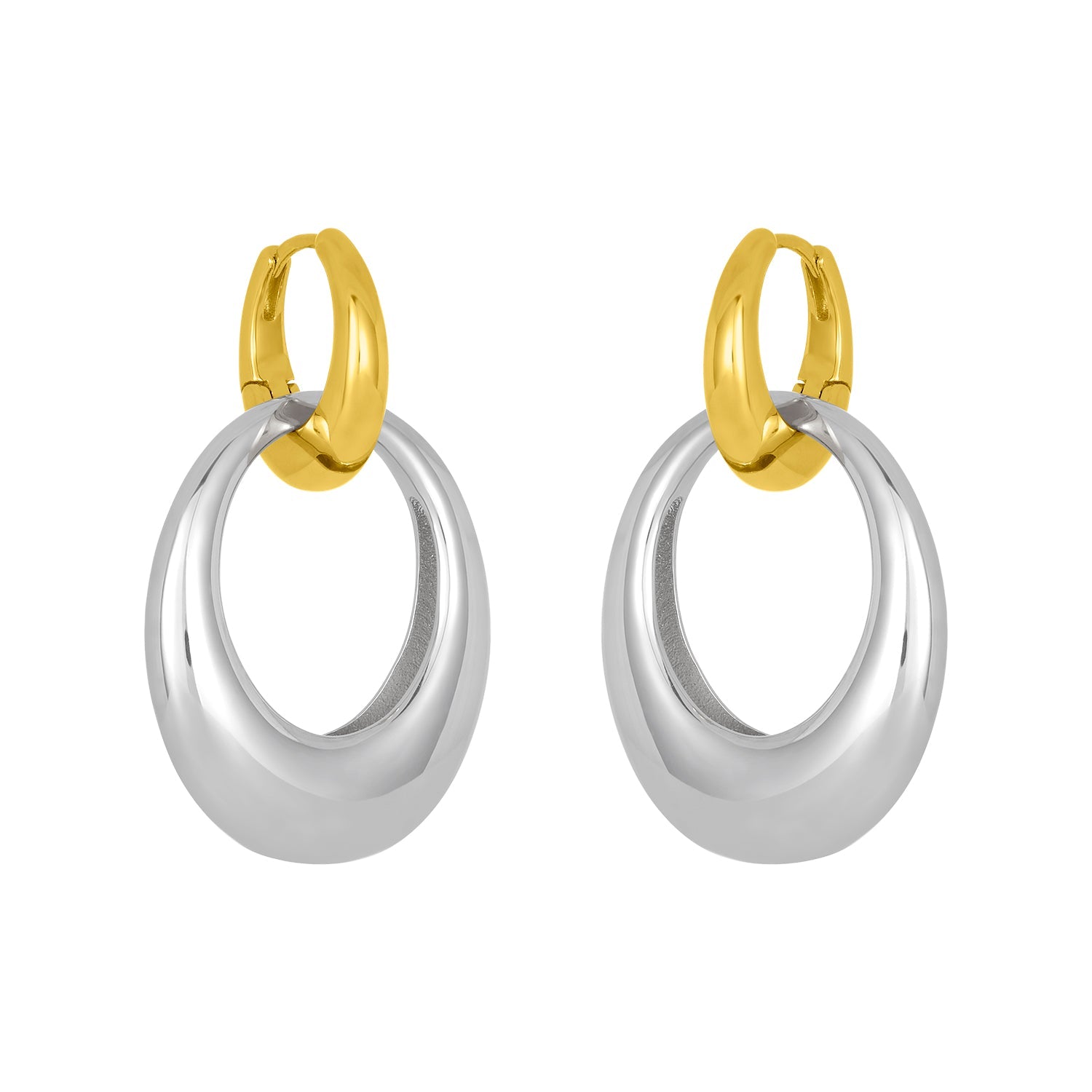 Petra Mixed Metal Hoops