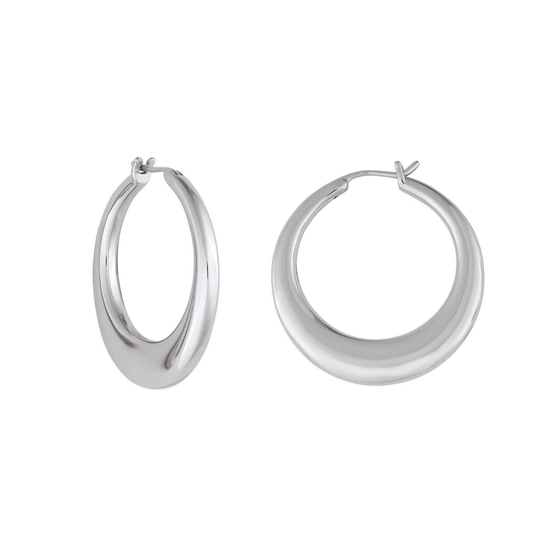 Sienna Hoops Silver