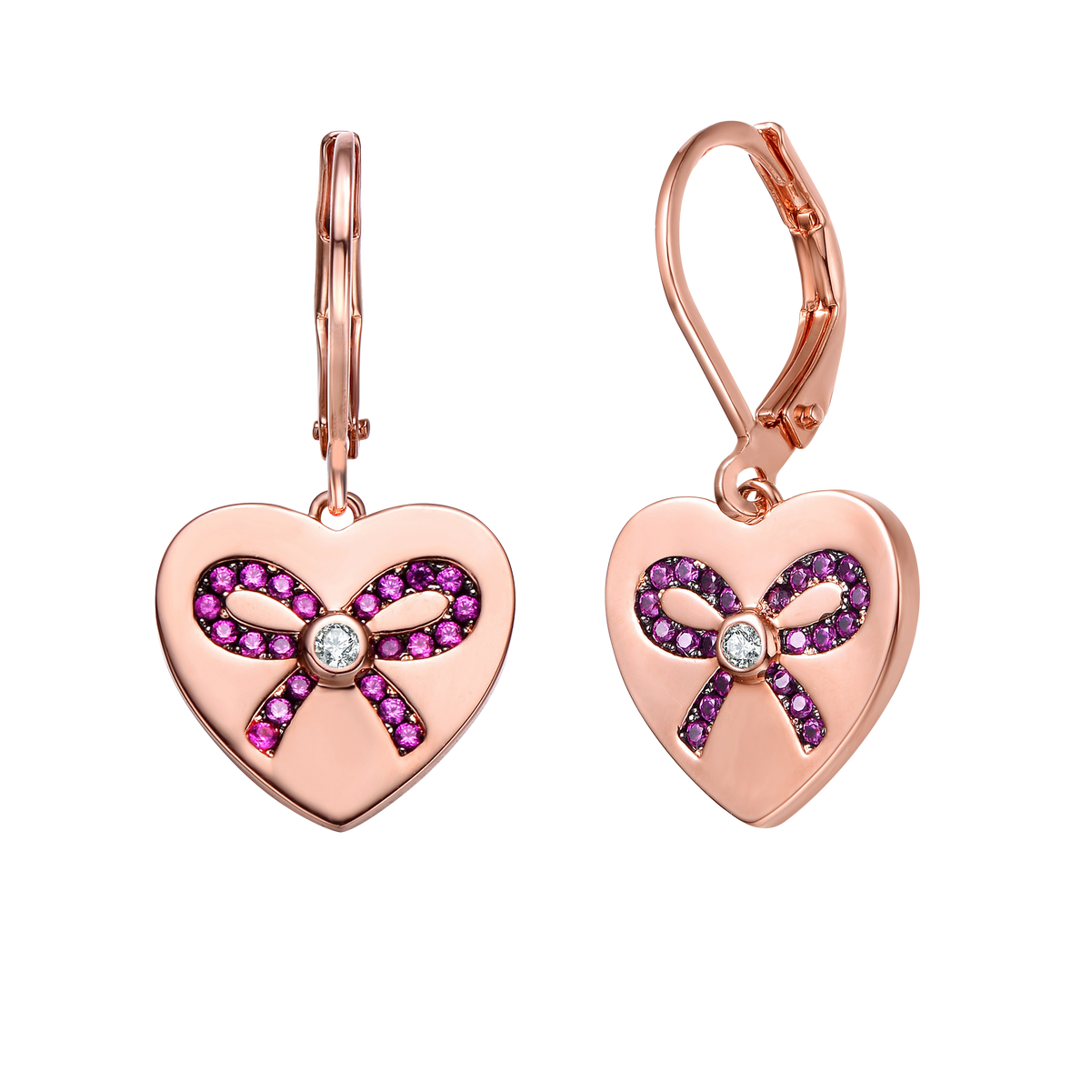 Margot Leaver back Ribbon Earrings