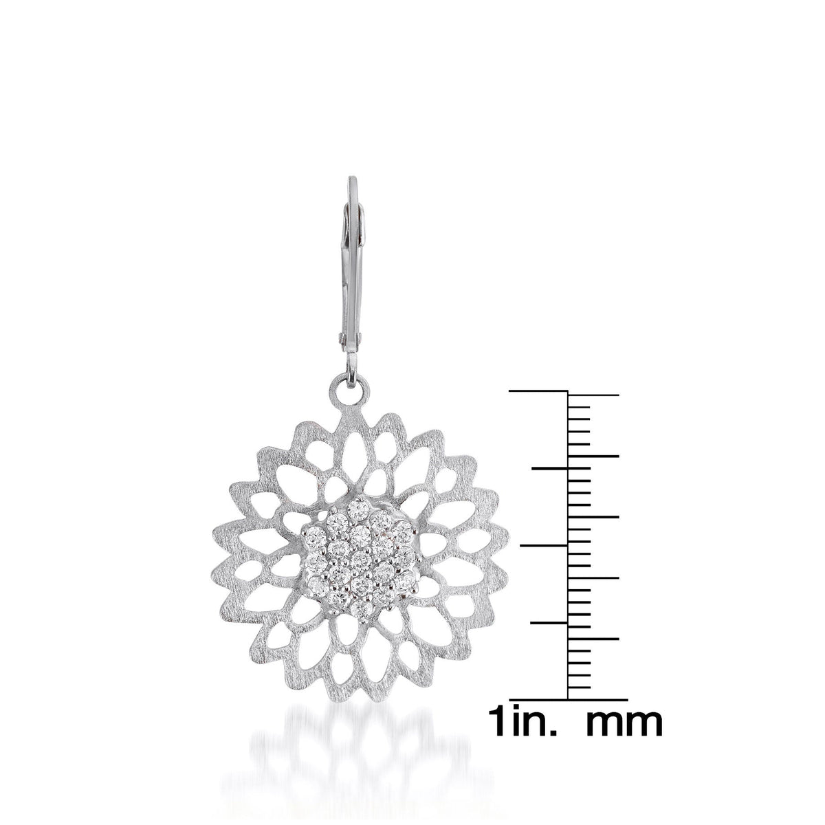 Matte Flower Earrings