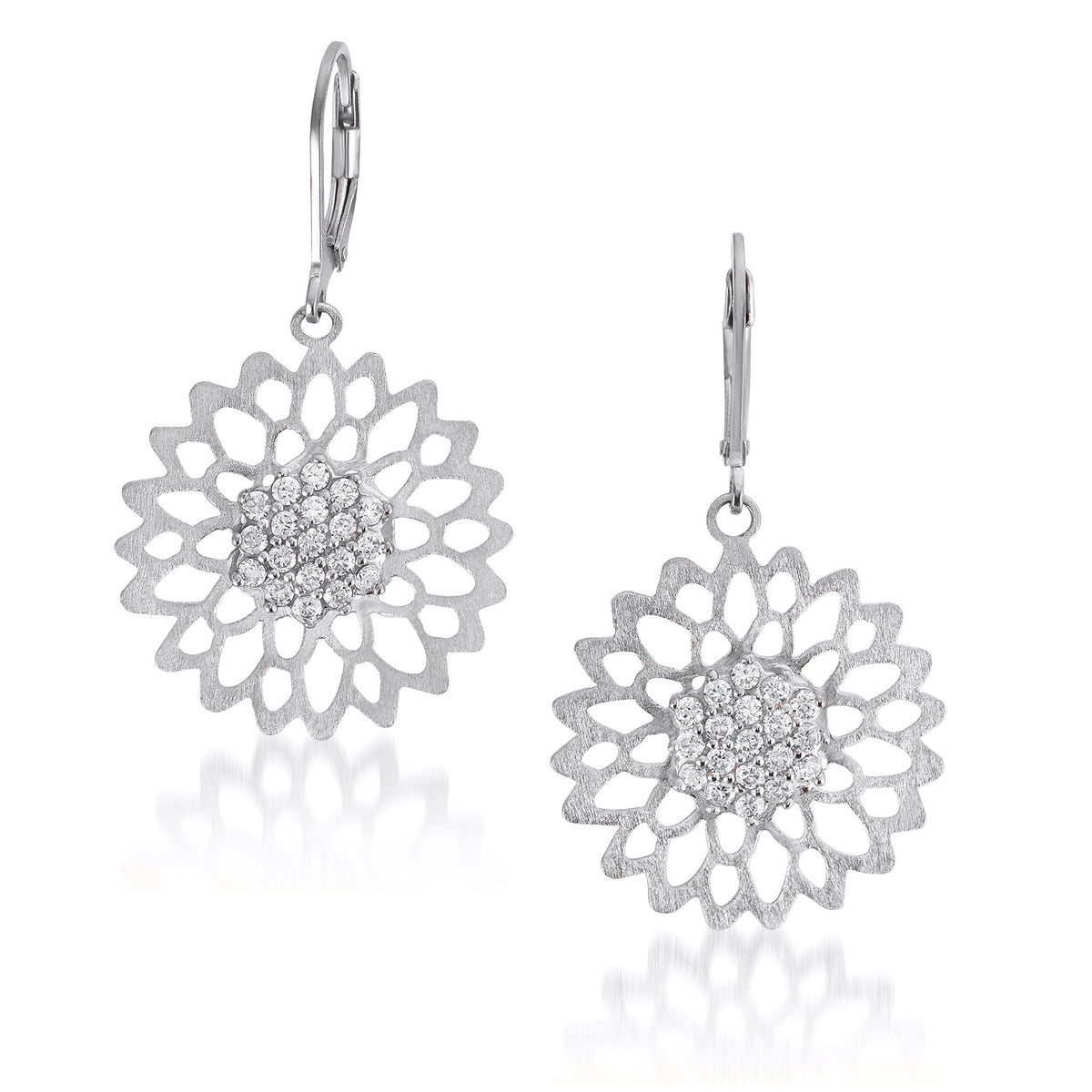 Matte Flower Earrings