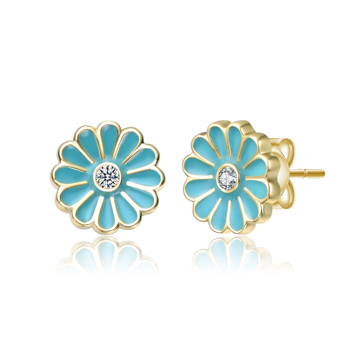 Lucie Flower Stud Earrings
