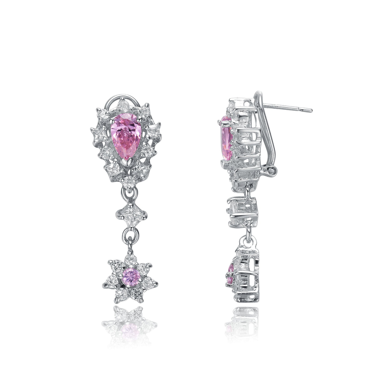 Antoinette Pink Étoile Star Earrings