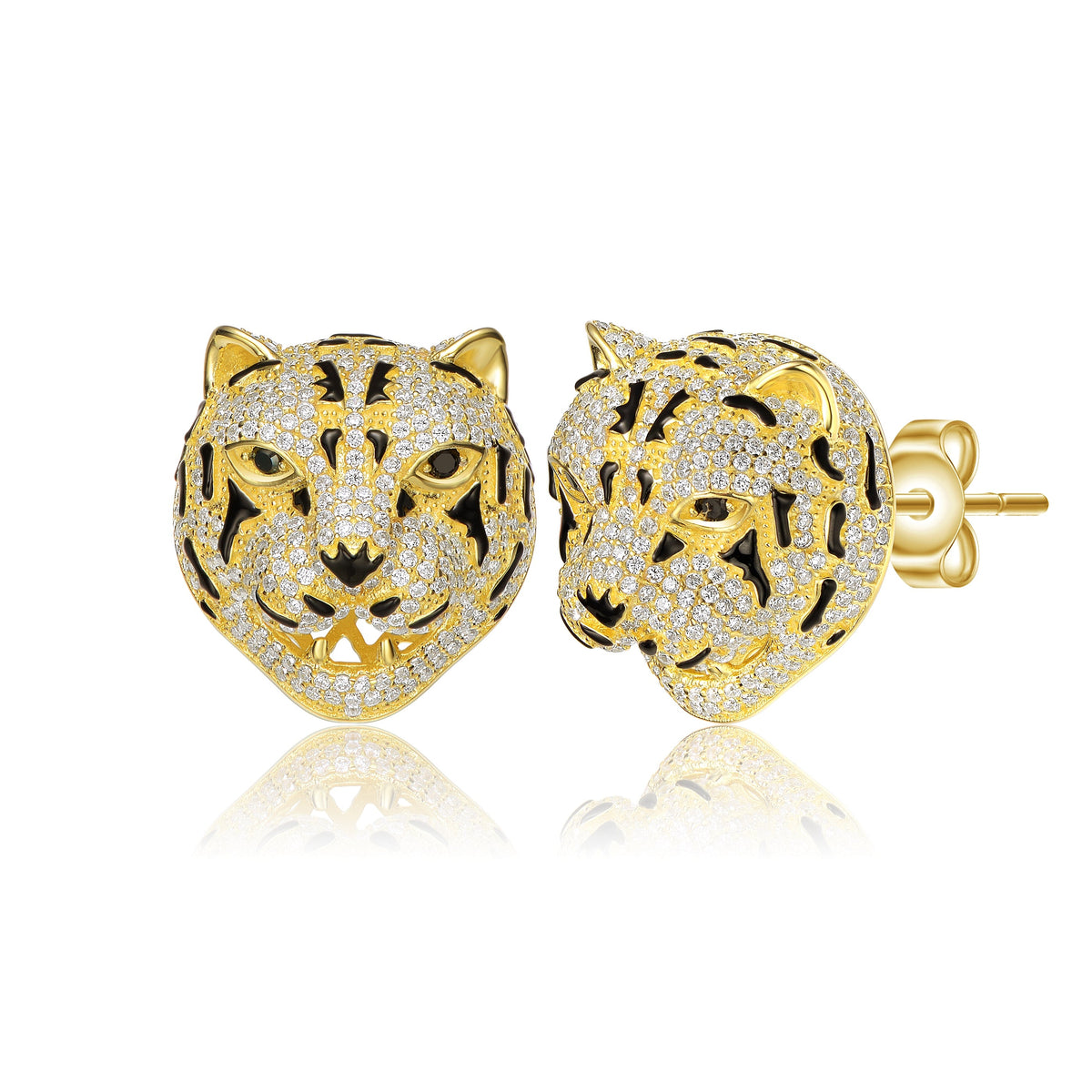 Eloise Tiger Maxi Earrings