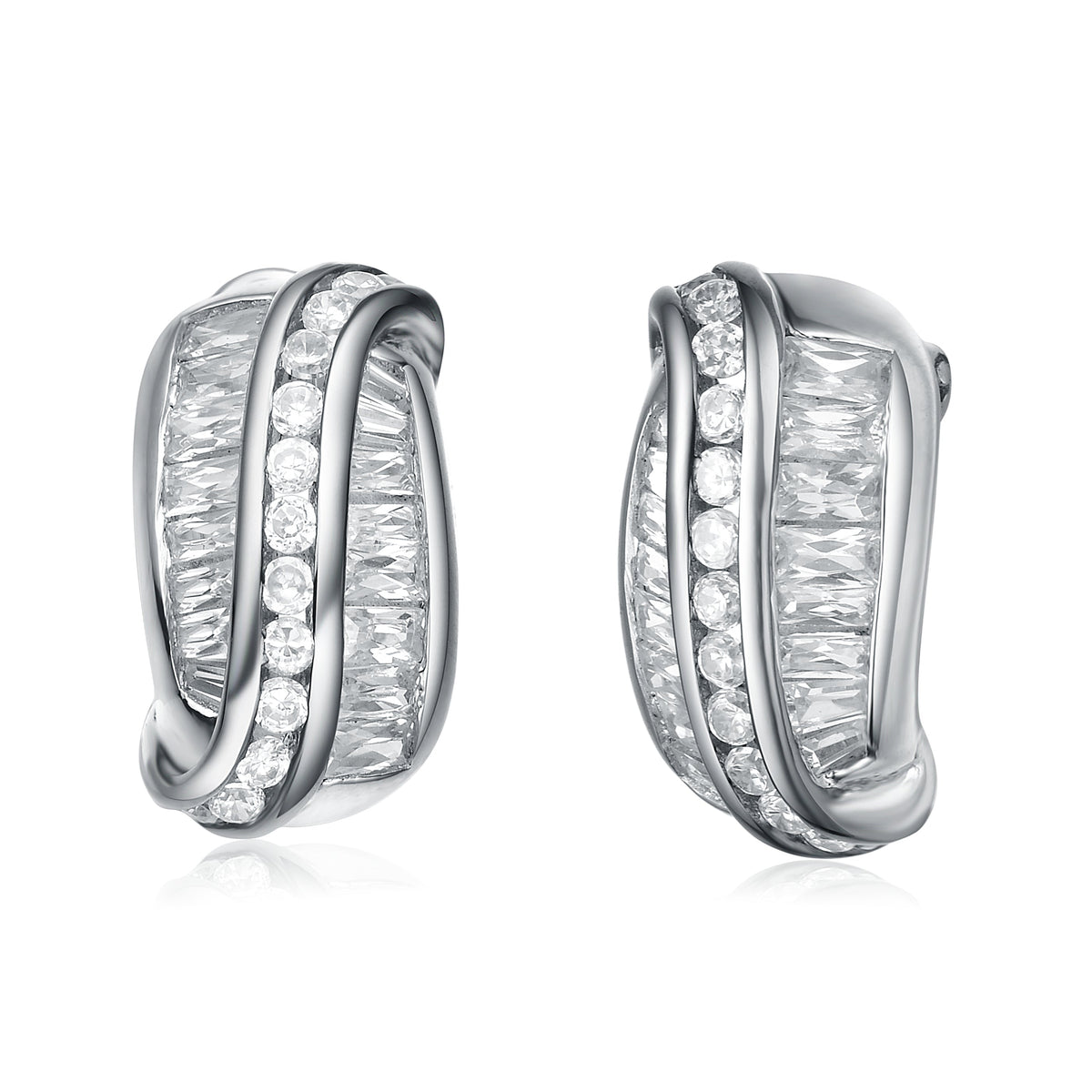 Simone Accent Clip Earrings