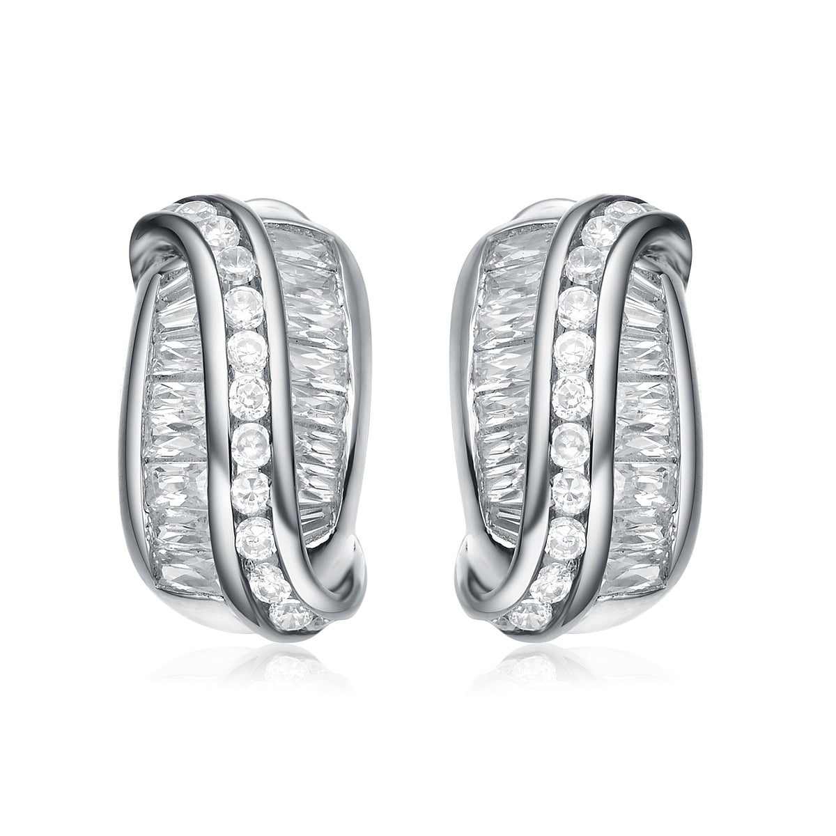 Simone Accent Clip Earrings