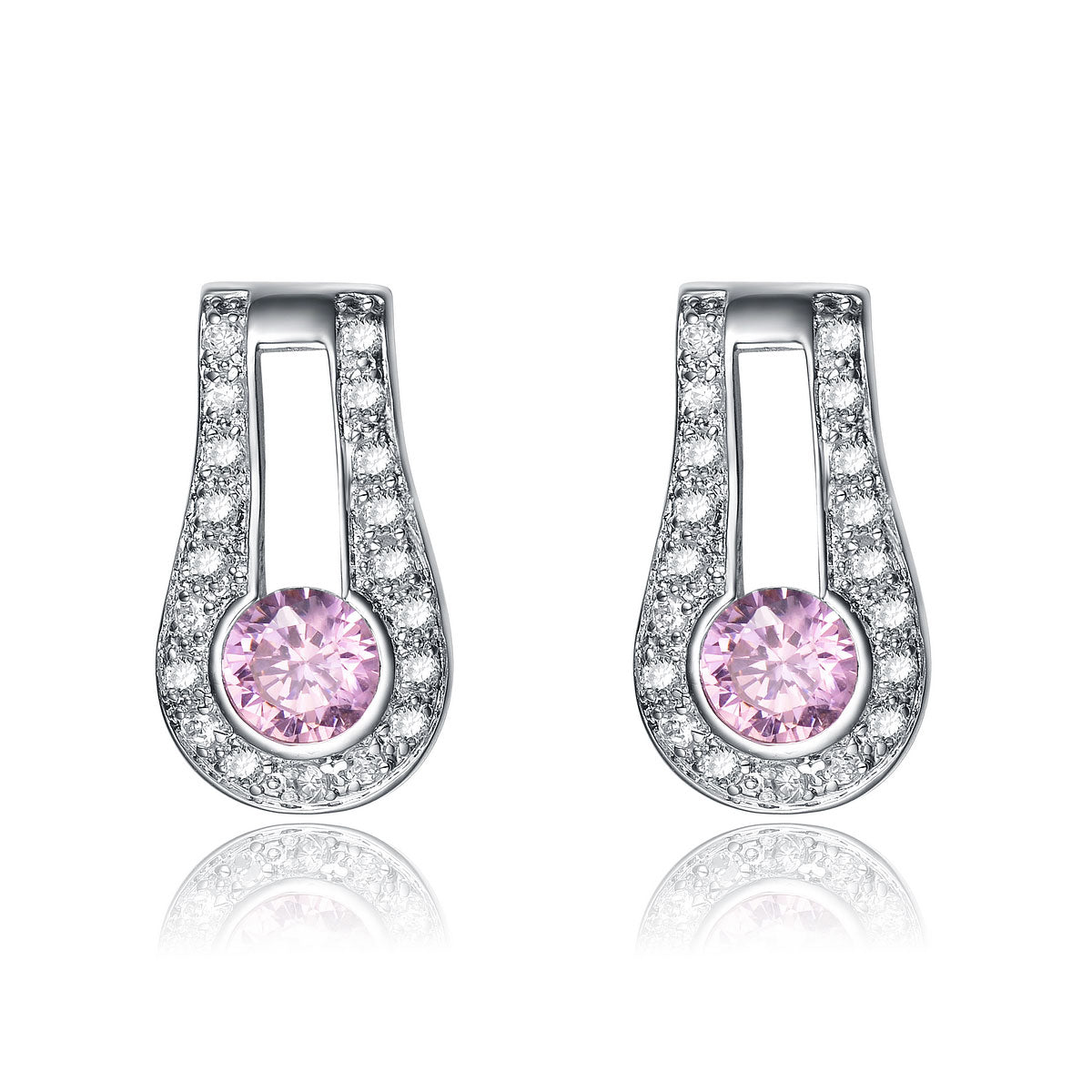 Renée Midi Pink Earrings