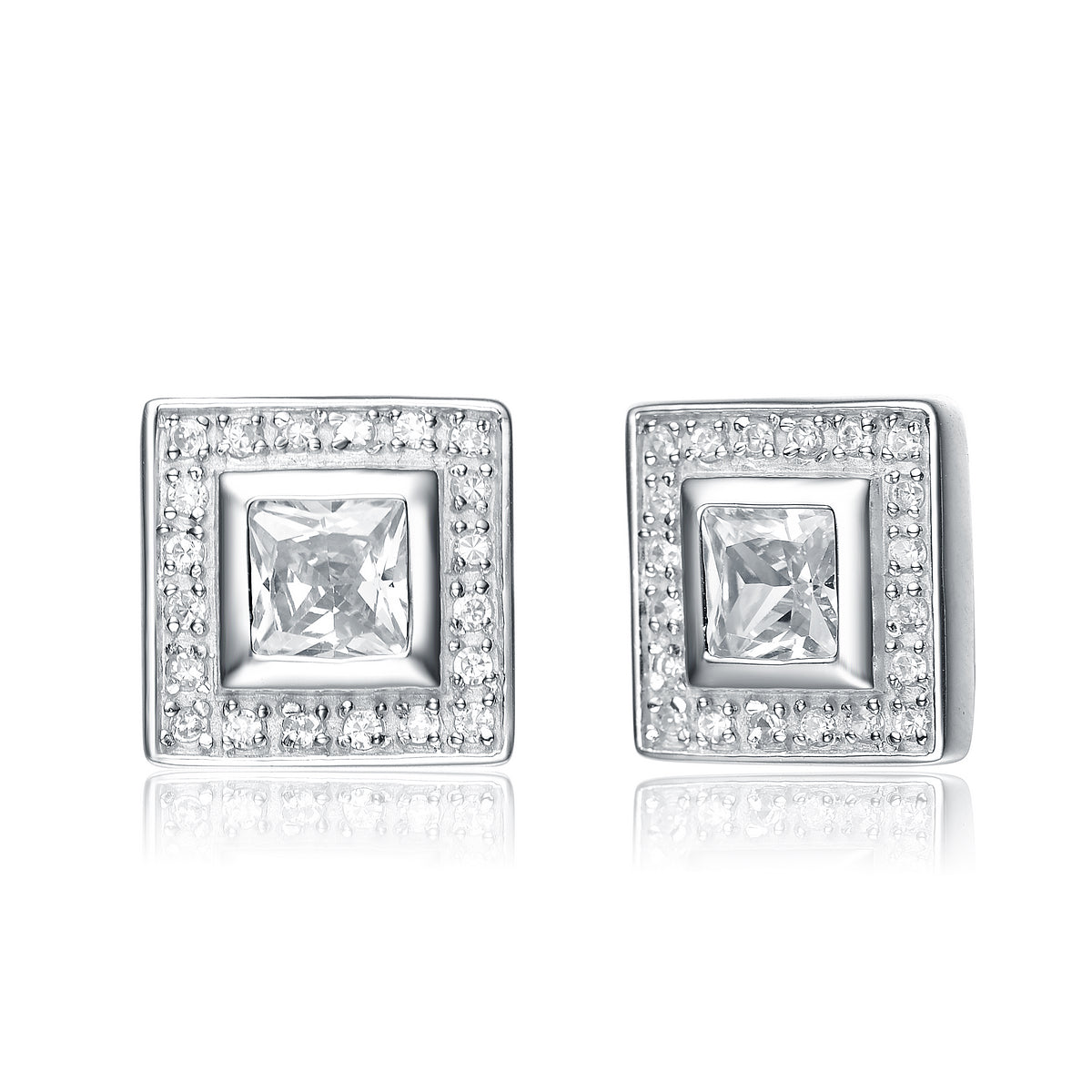 Valerie Statement Square Shape Earrings