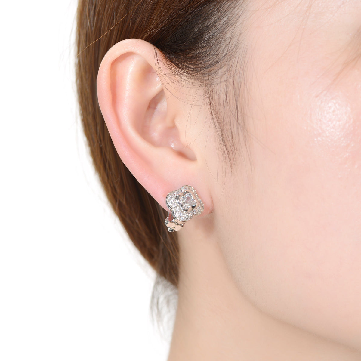 Estelle Clover-Shaped Stud Earrings