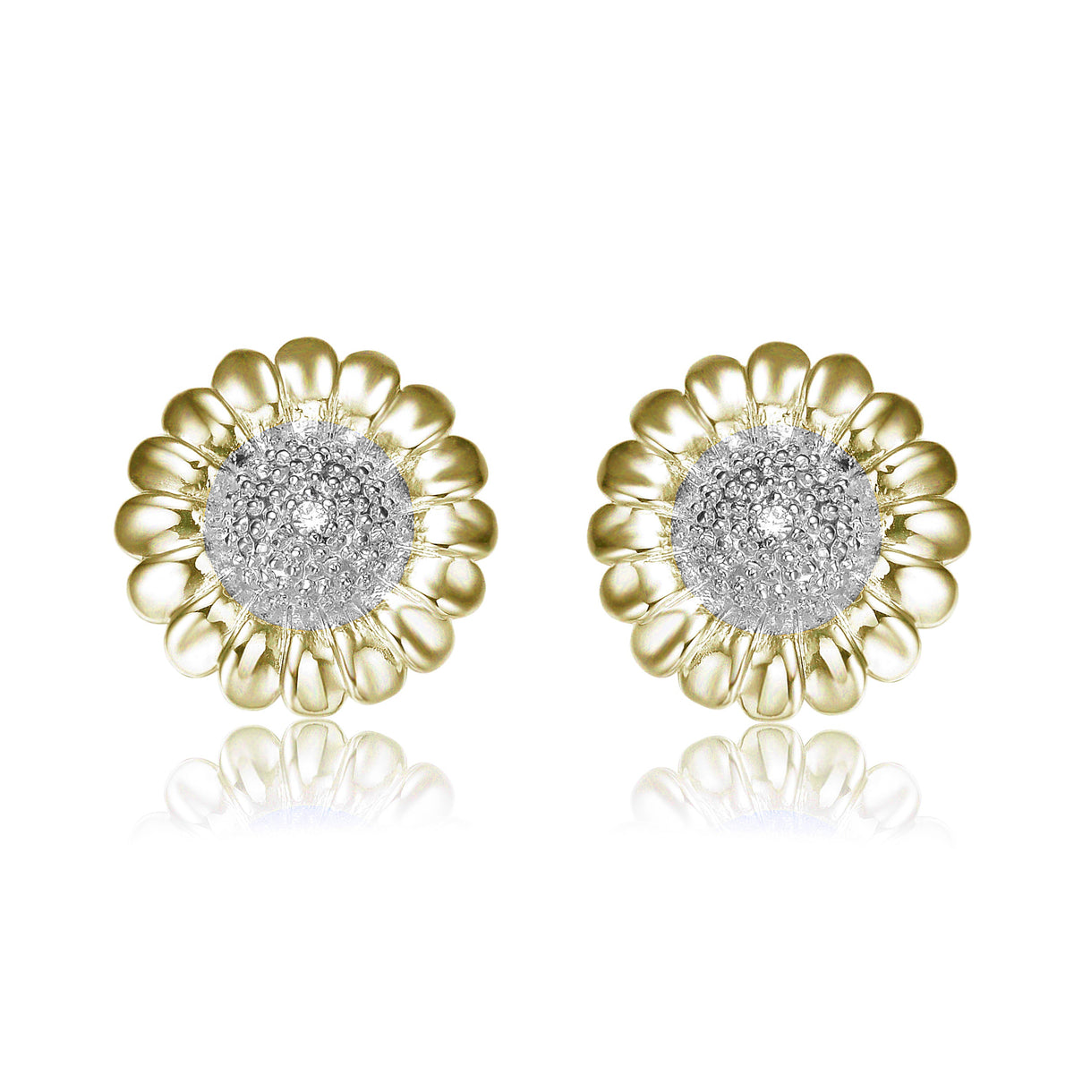 Ariana Round Stud Earrings