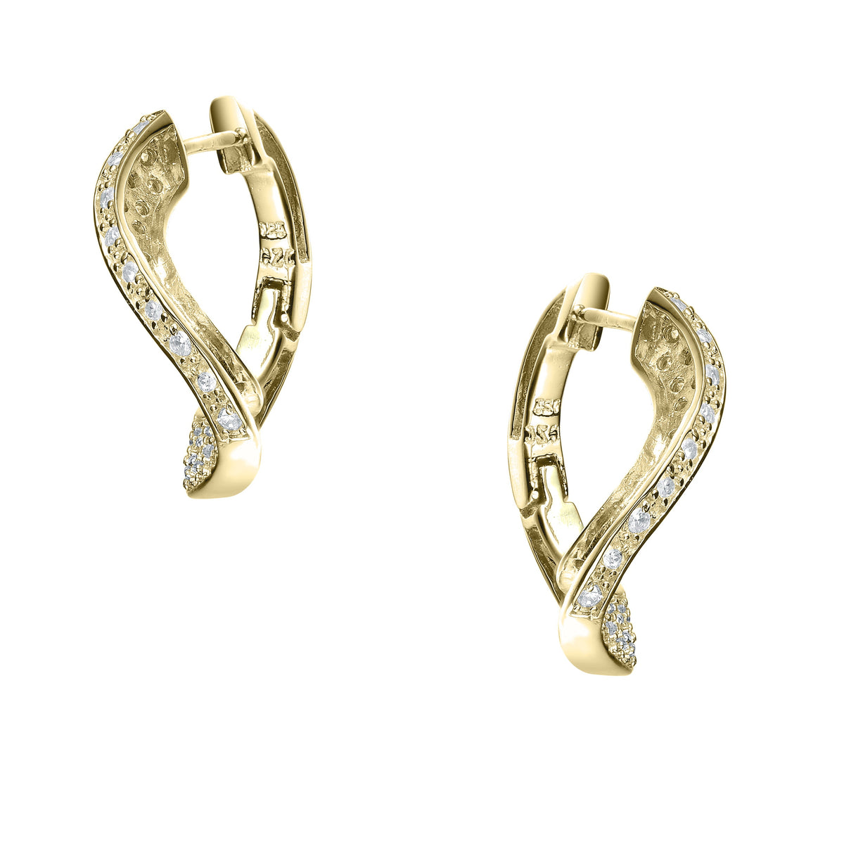 Odette Infinity Cubic Zirconia Earrings