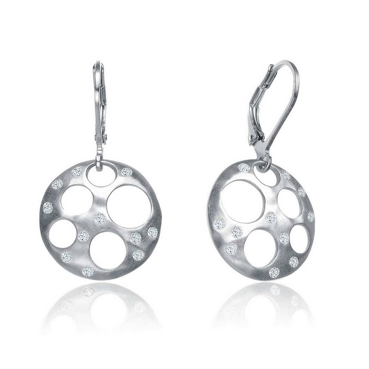 Justine Bubble Brushed Earrings
