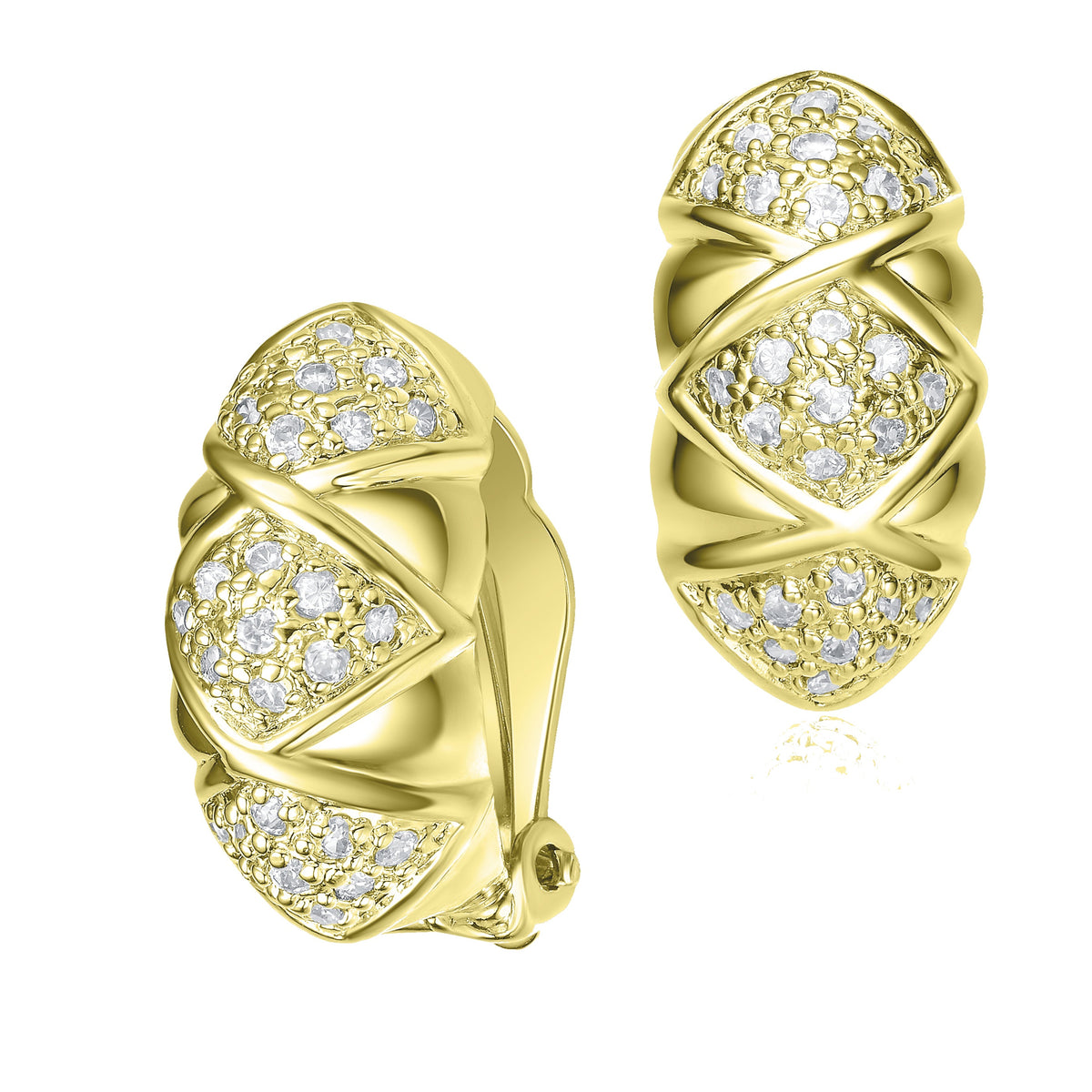 Jacqueline Statement Infinity Knot Earrings