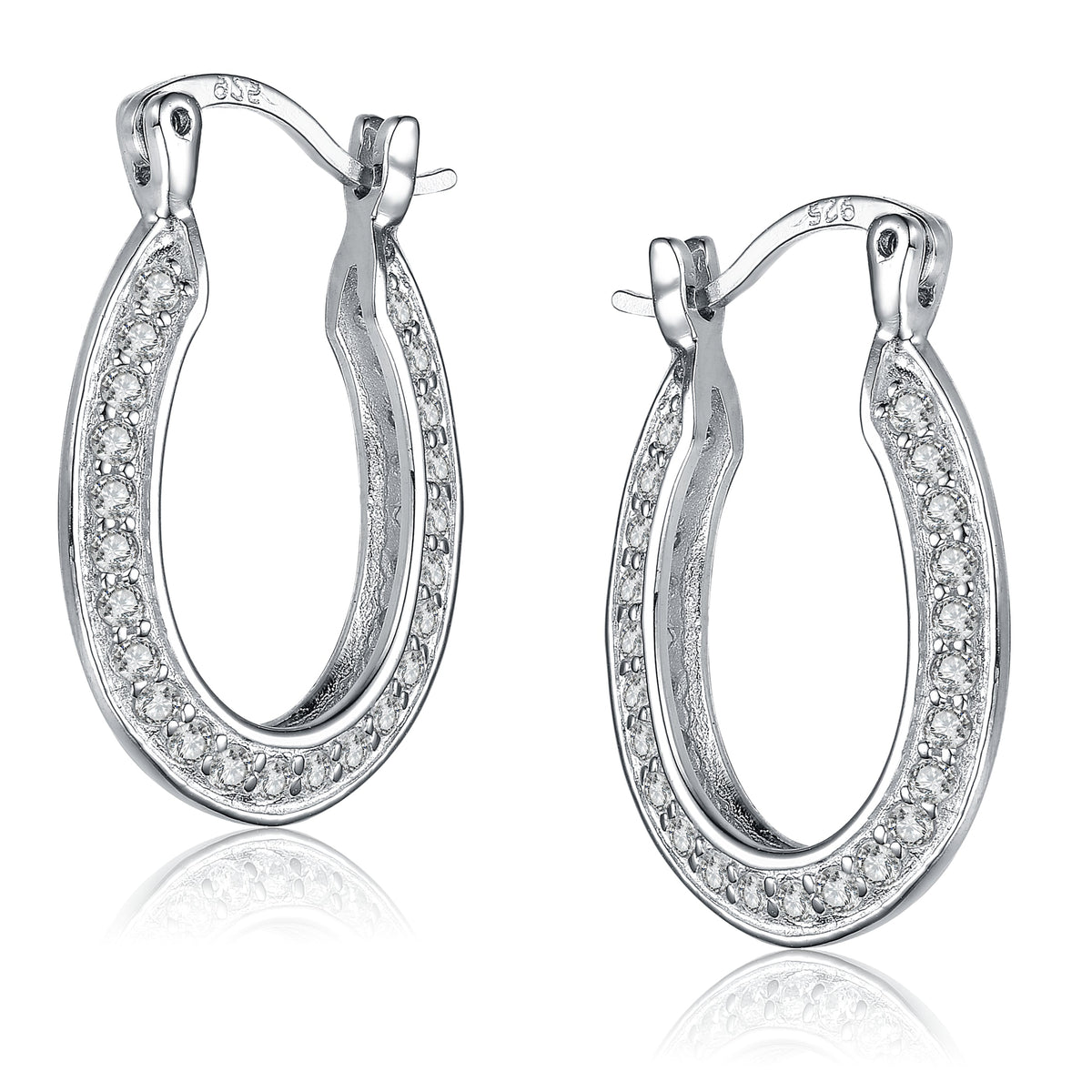Cléo Horseshoe Hoop Earrings