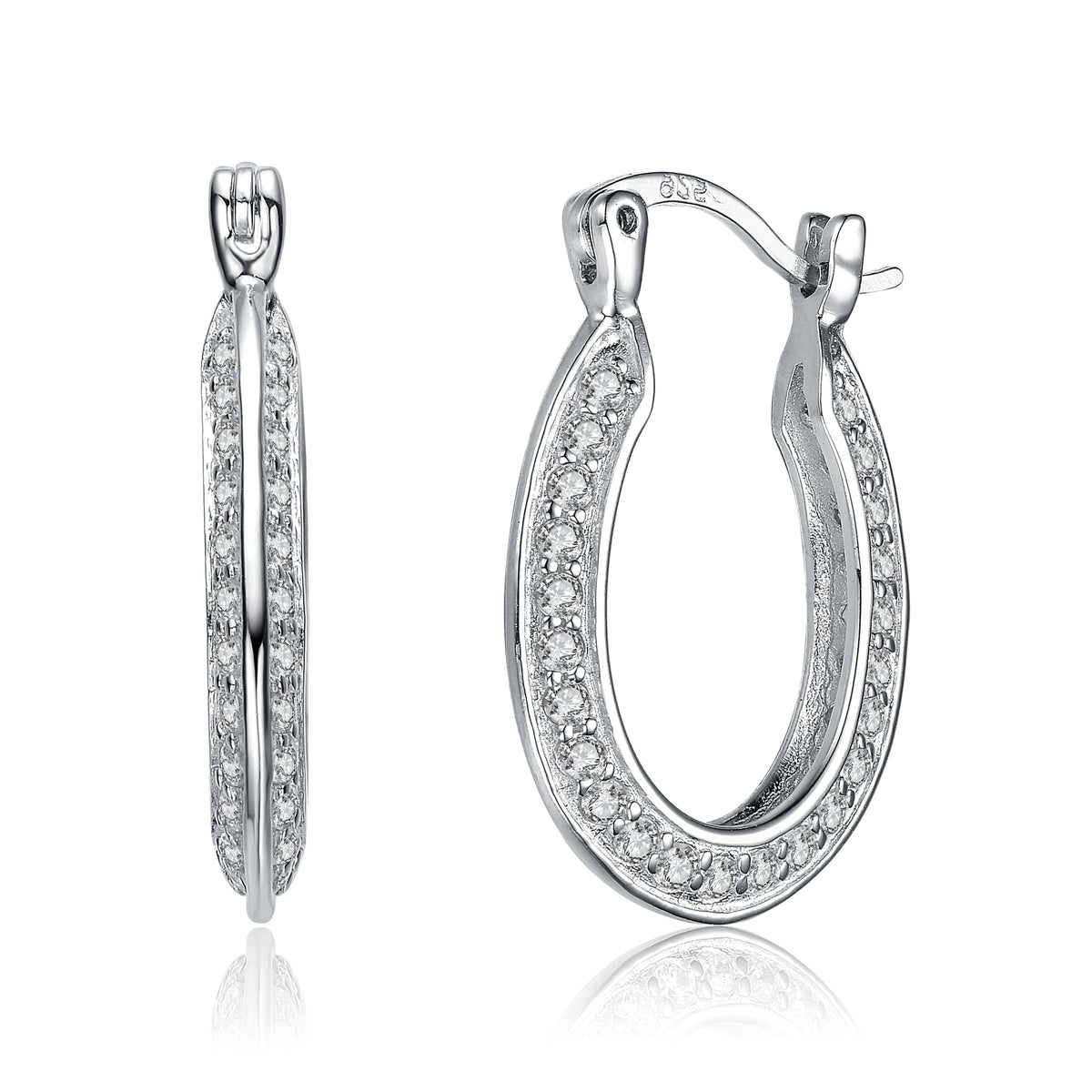 Cléo Horseshoe Hoop Earrings