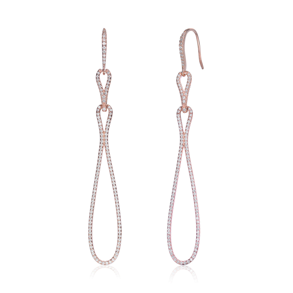 Sabine Long Teardrop Earrings