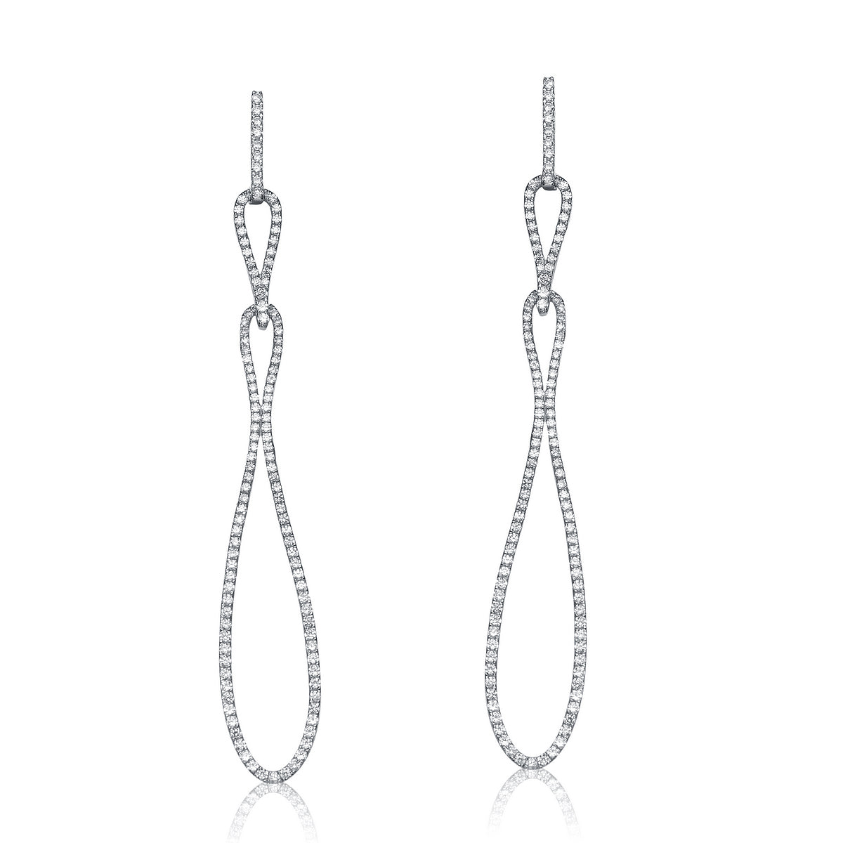 Sabine Long Teardrop Earrings