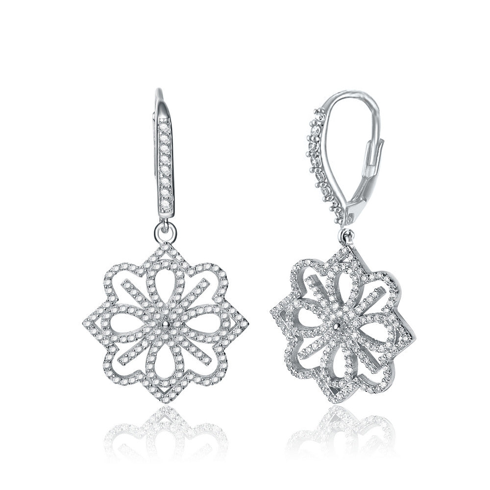 Les Haudères Flower Drop Earrings