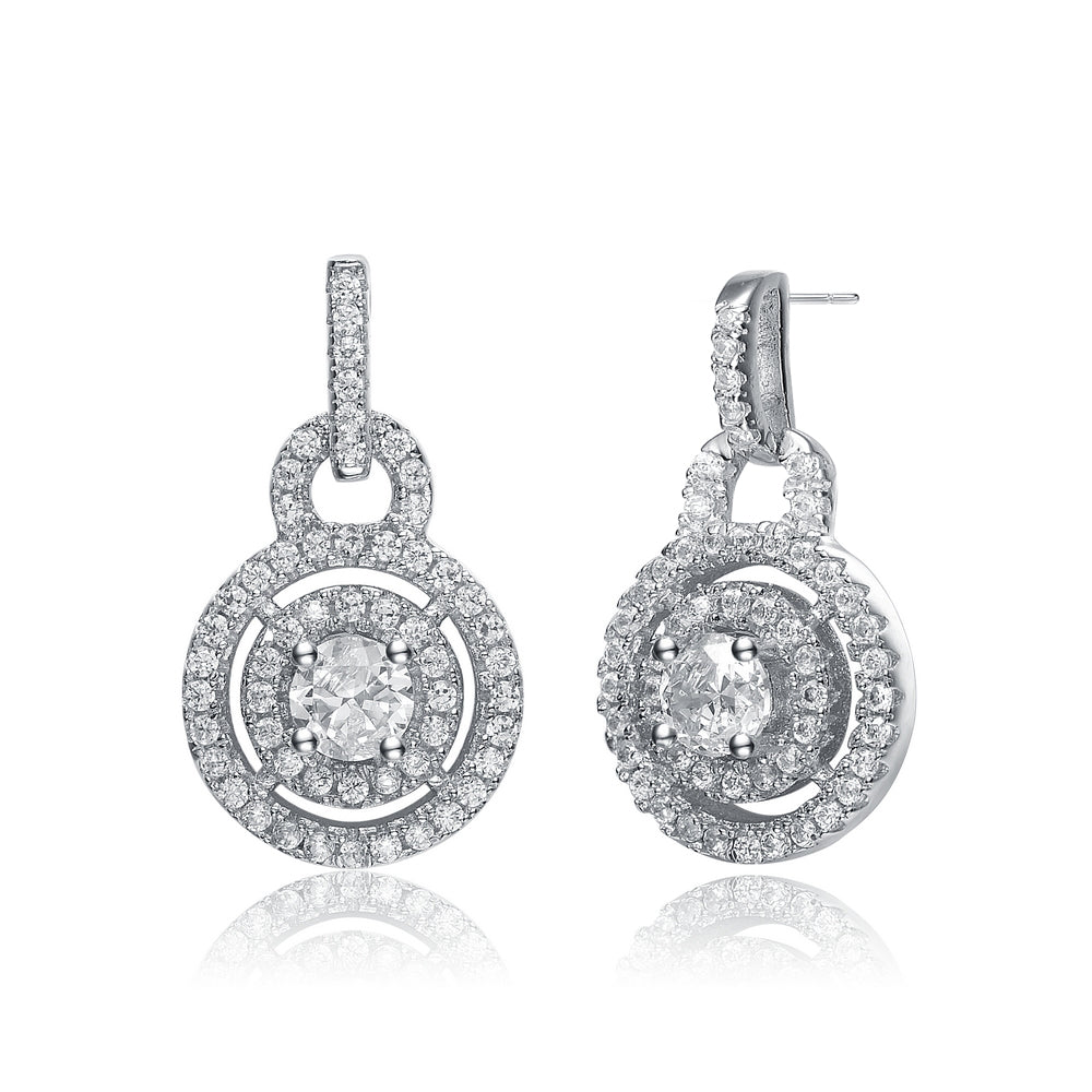 Elise Round Drop Earrings