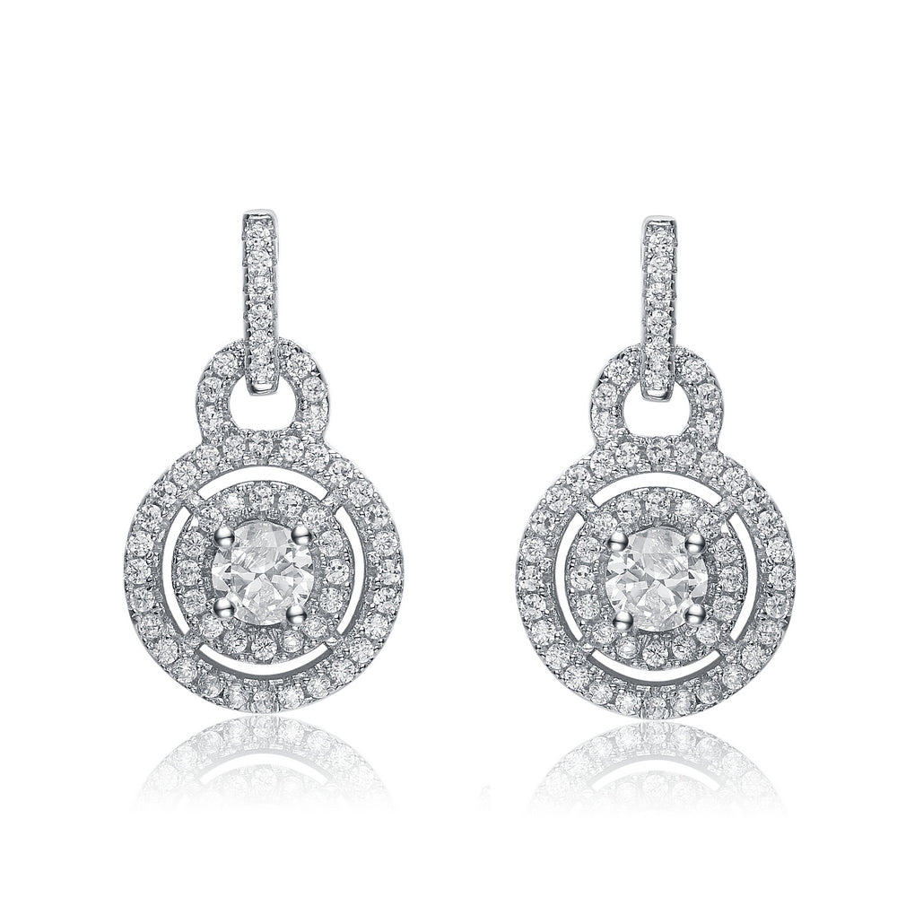 Elise Round Drop Earrings