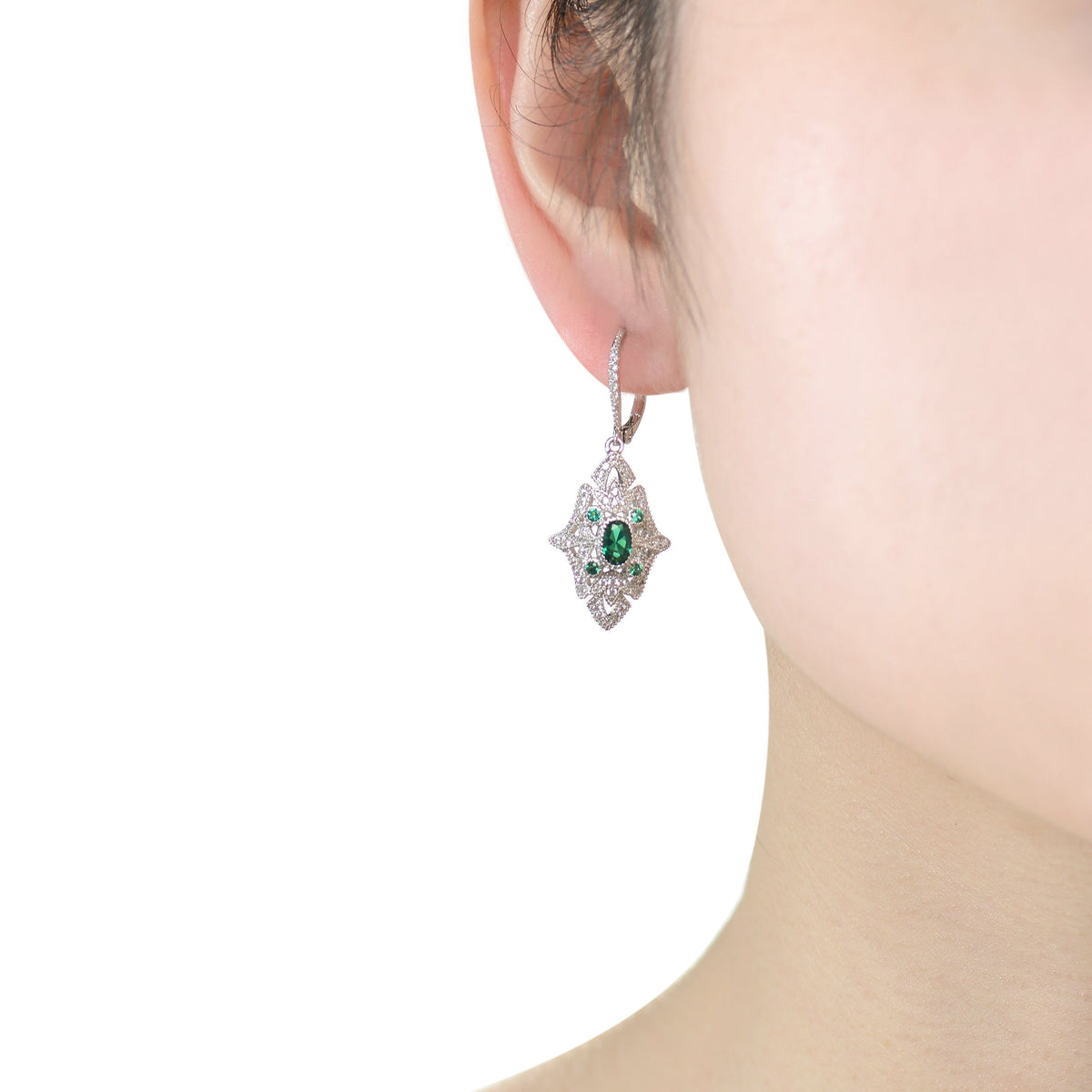 Renee Wreath Leverback Earrings