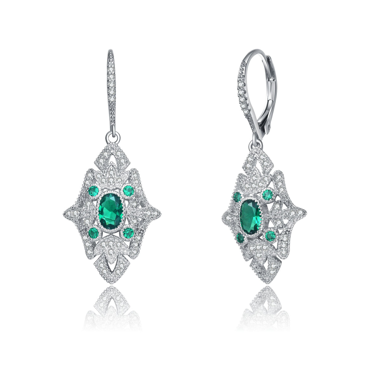 Renee Wreath Leverback Earrings