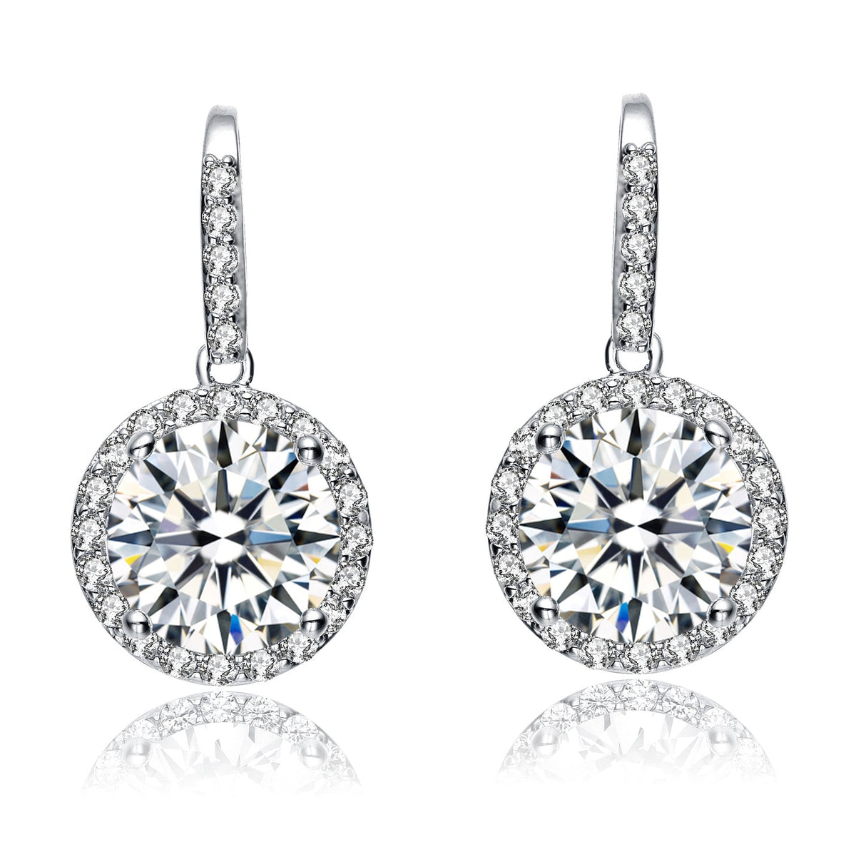 Marie Classic Circle Drop Earrings
