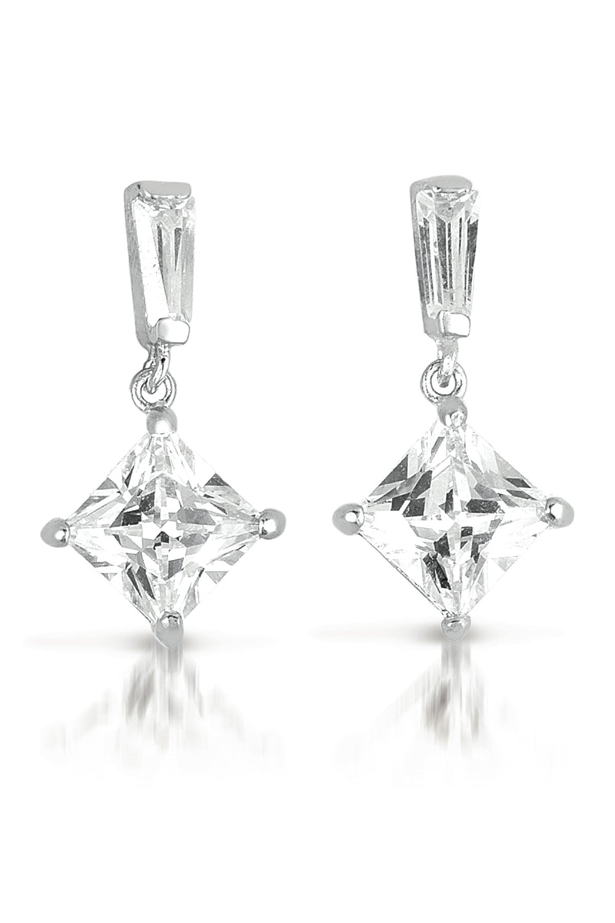 Natalie Rectangle Drop Earrings