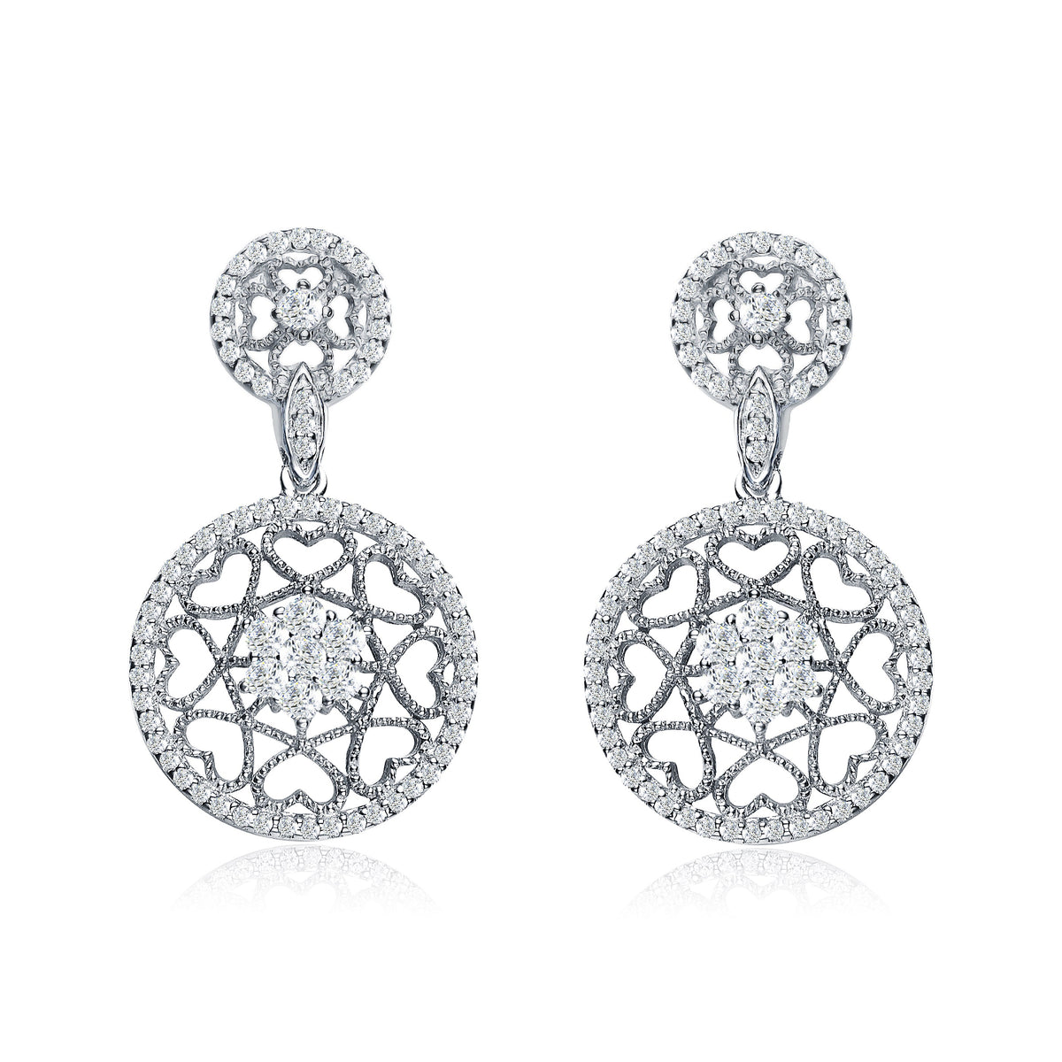 Juliette Heart Design Earrings