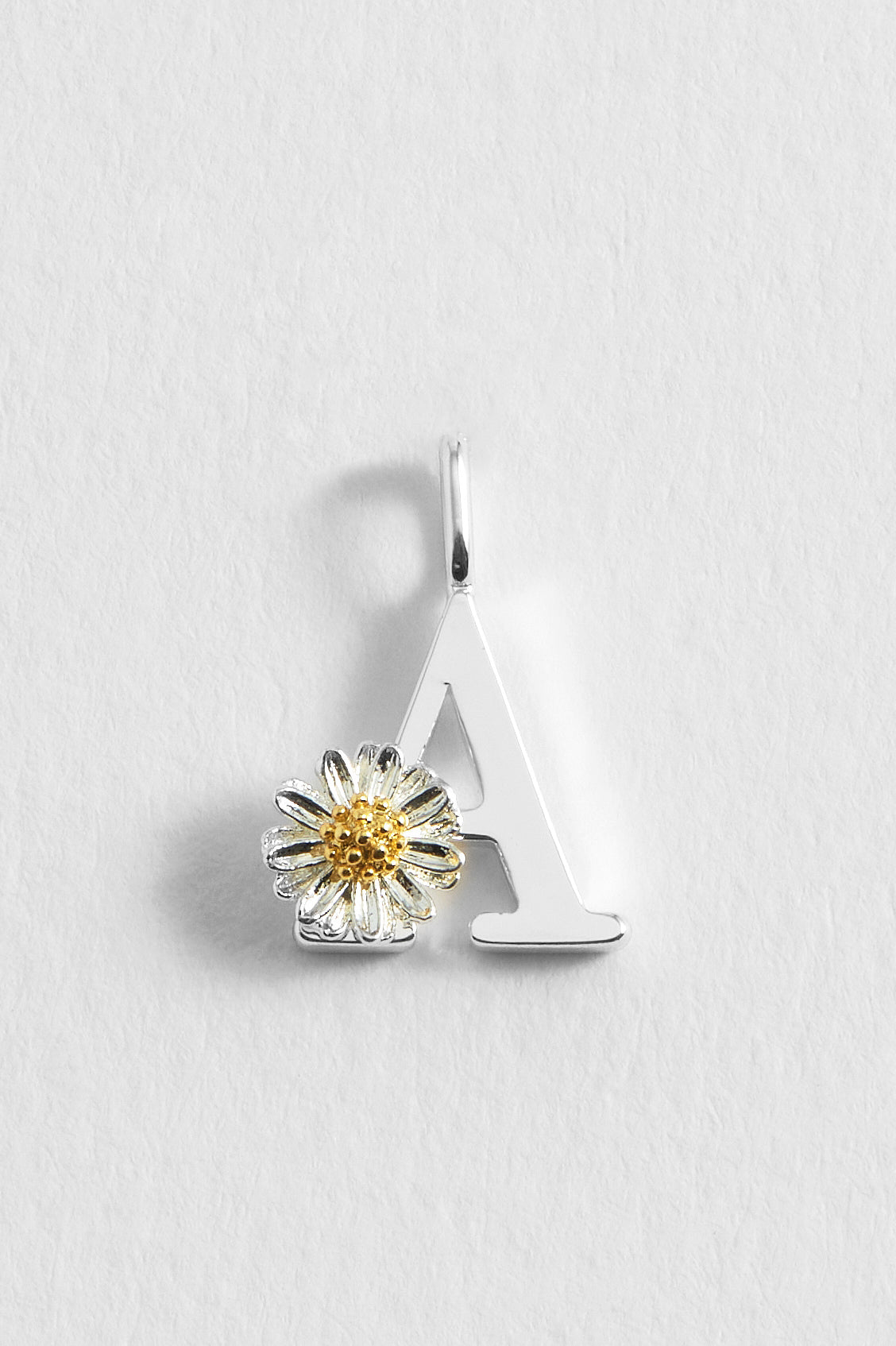 Wildflower Initial Charm