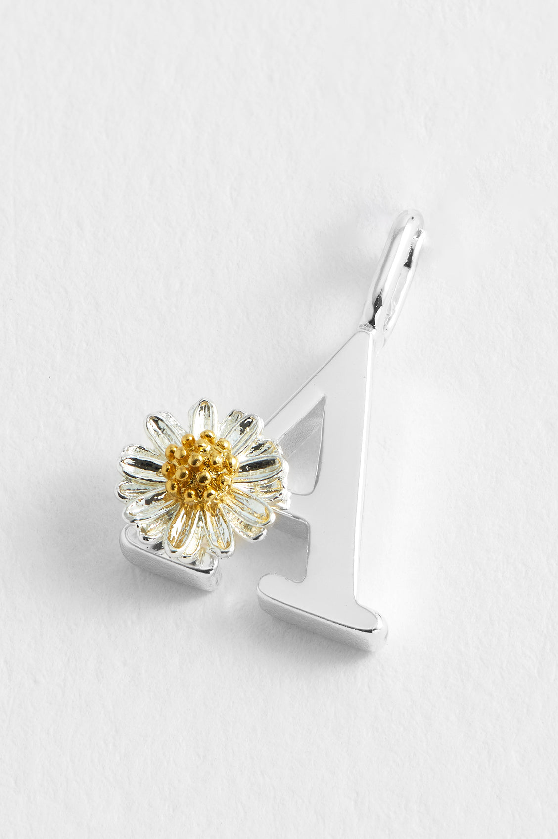 Wildflower Initial Charm