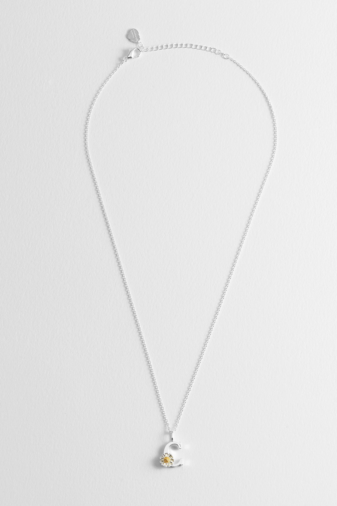 Wildflower Initial Pendant