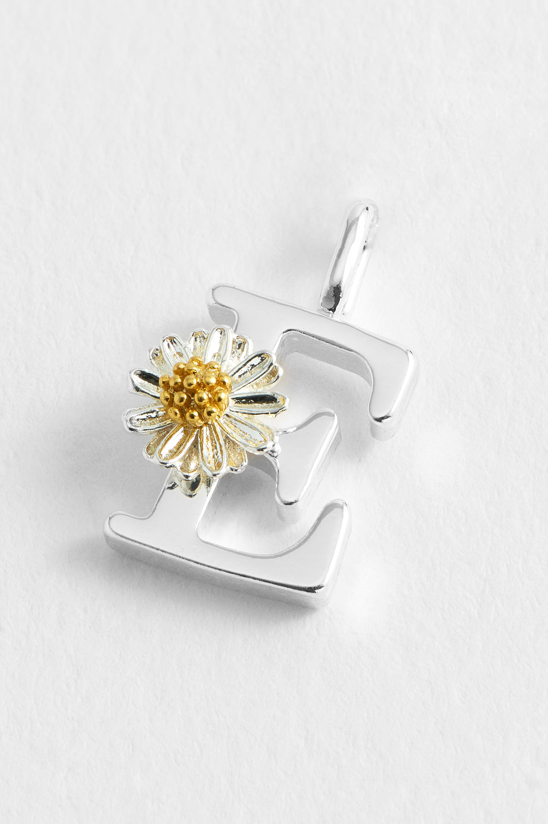 Wildflower Initial Charm