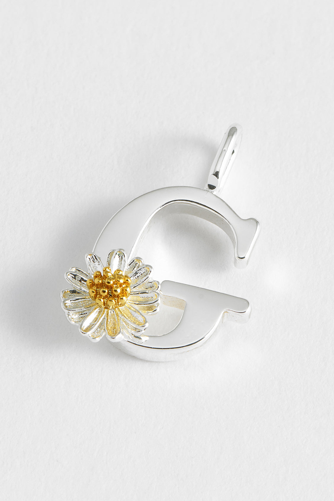 Wildflower Initial Charm