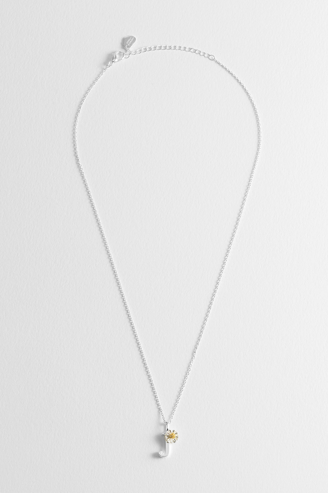 Wildflower Initial Pendant