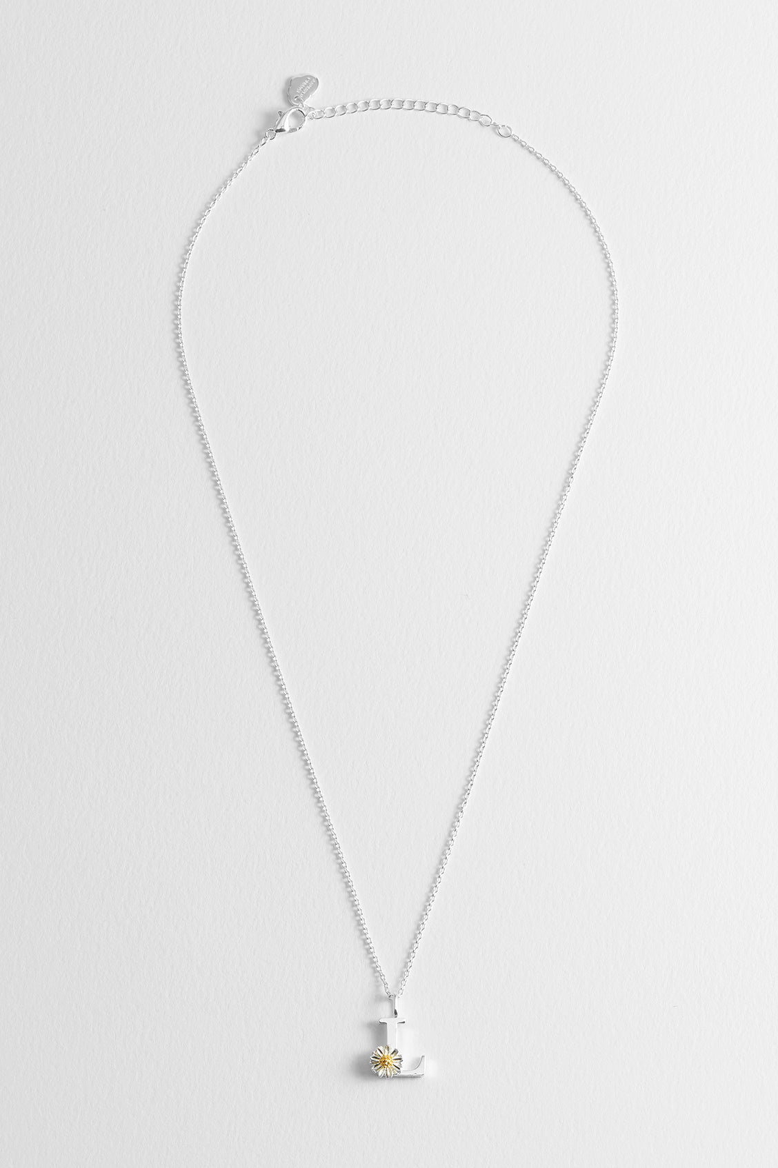 Wildflower Initial Pendant