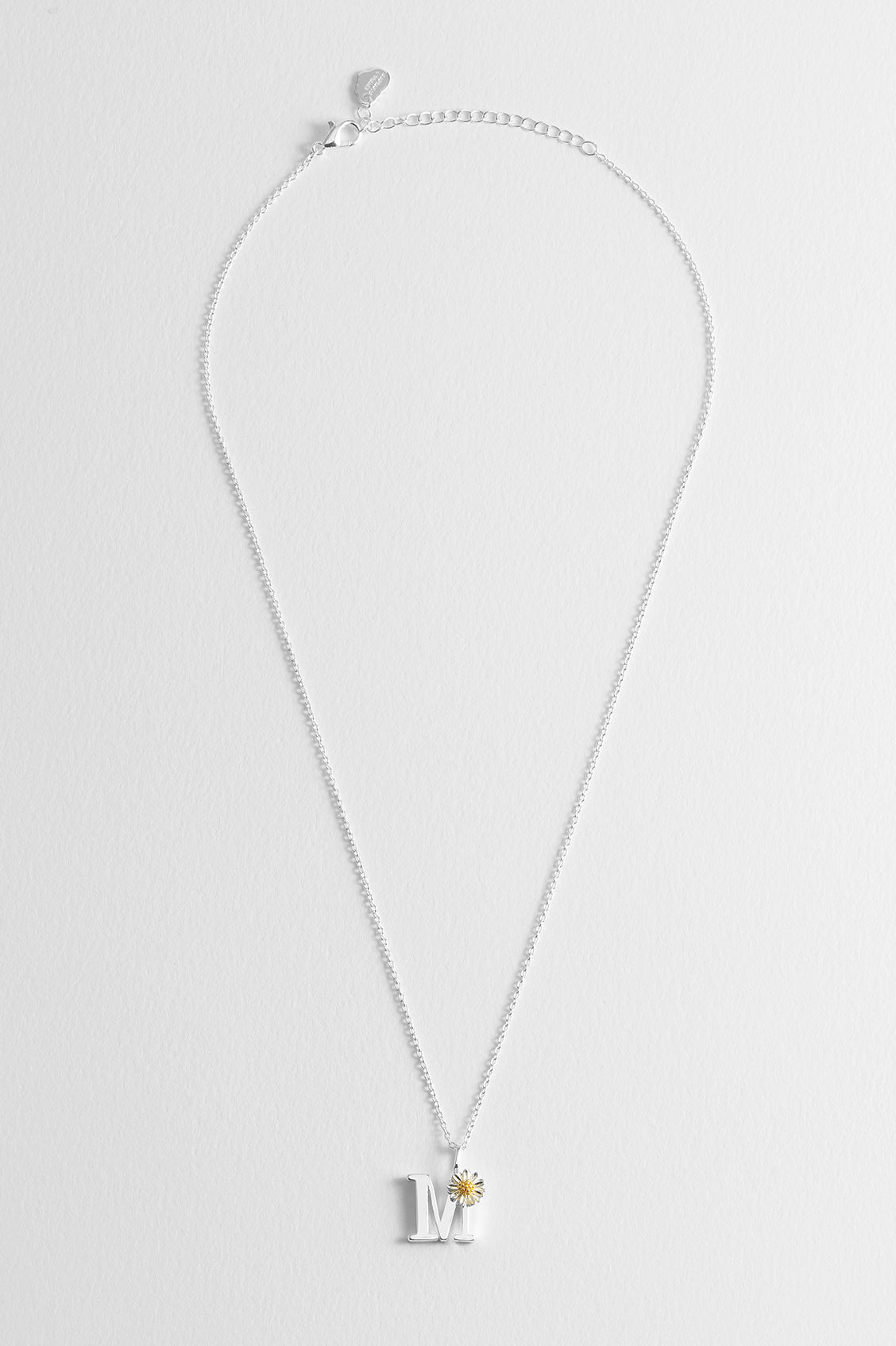 Wildflower Initial Pendant