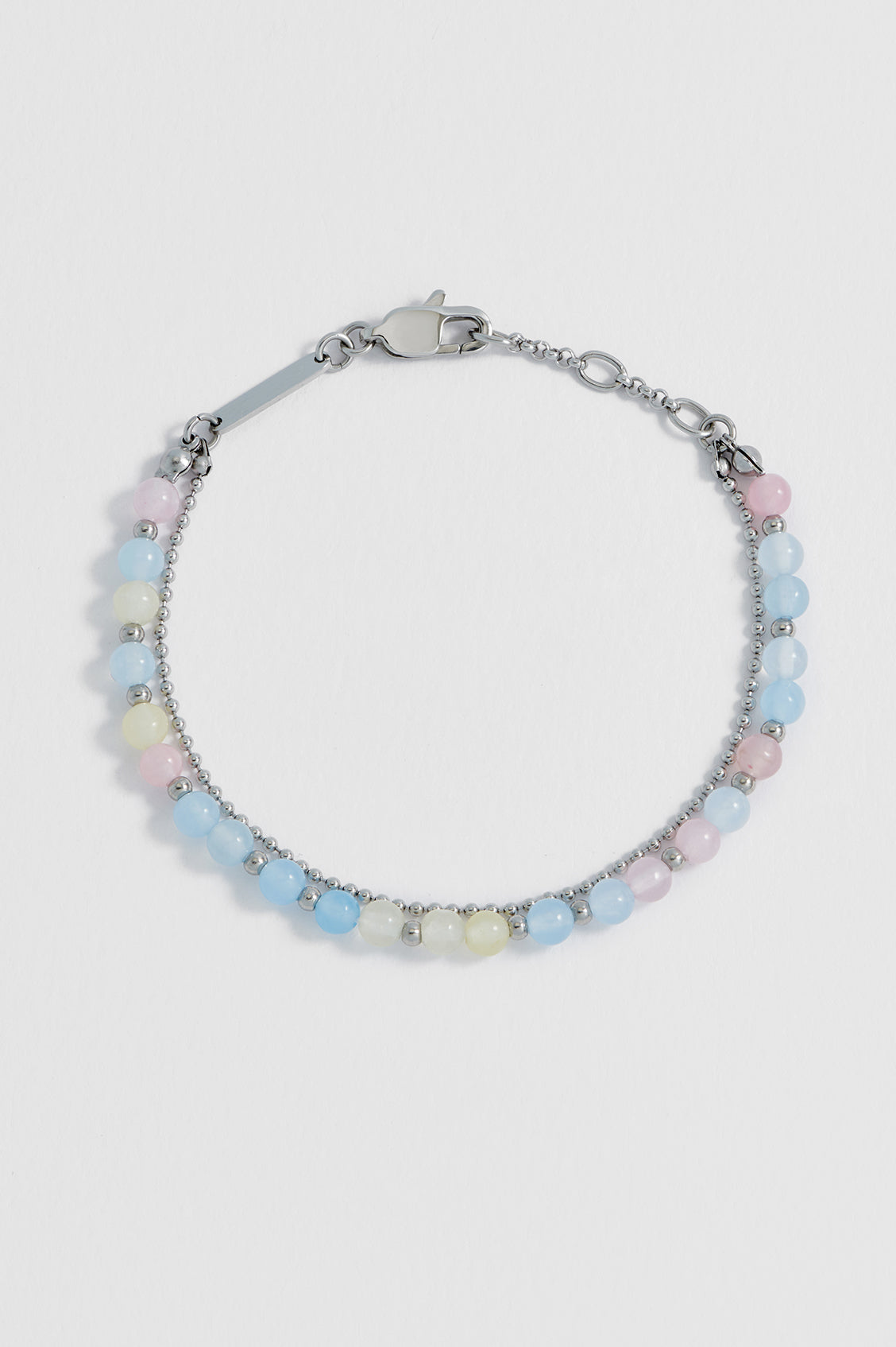 Pastel Multi Gemstone Duo Bracelet
