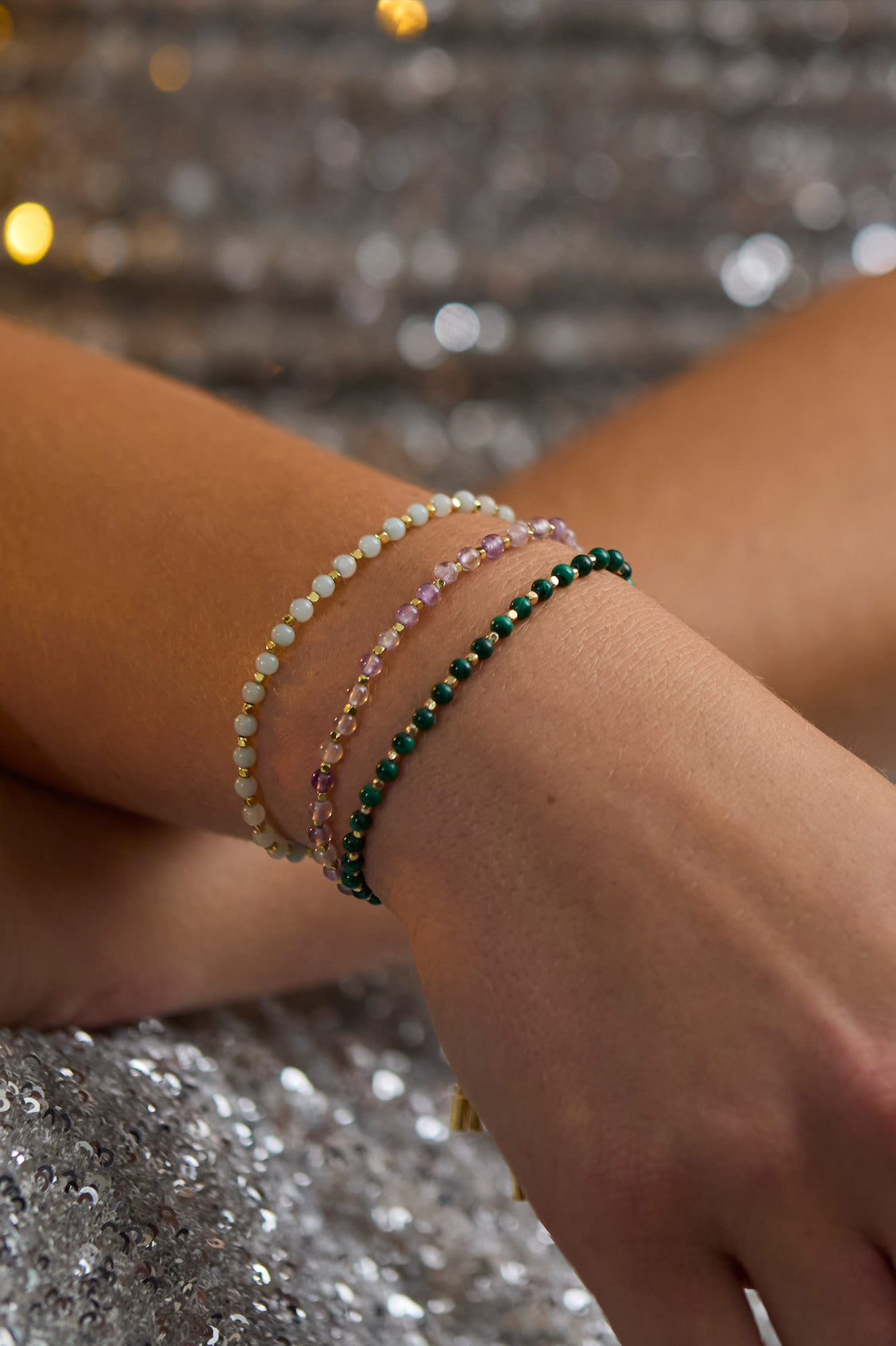 Wellness Amethyst Gemstone Amelia Bracelet