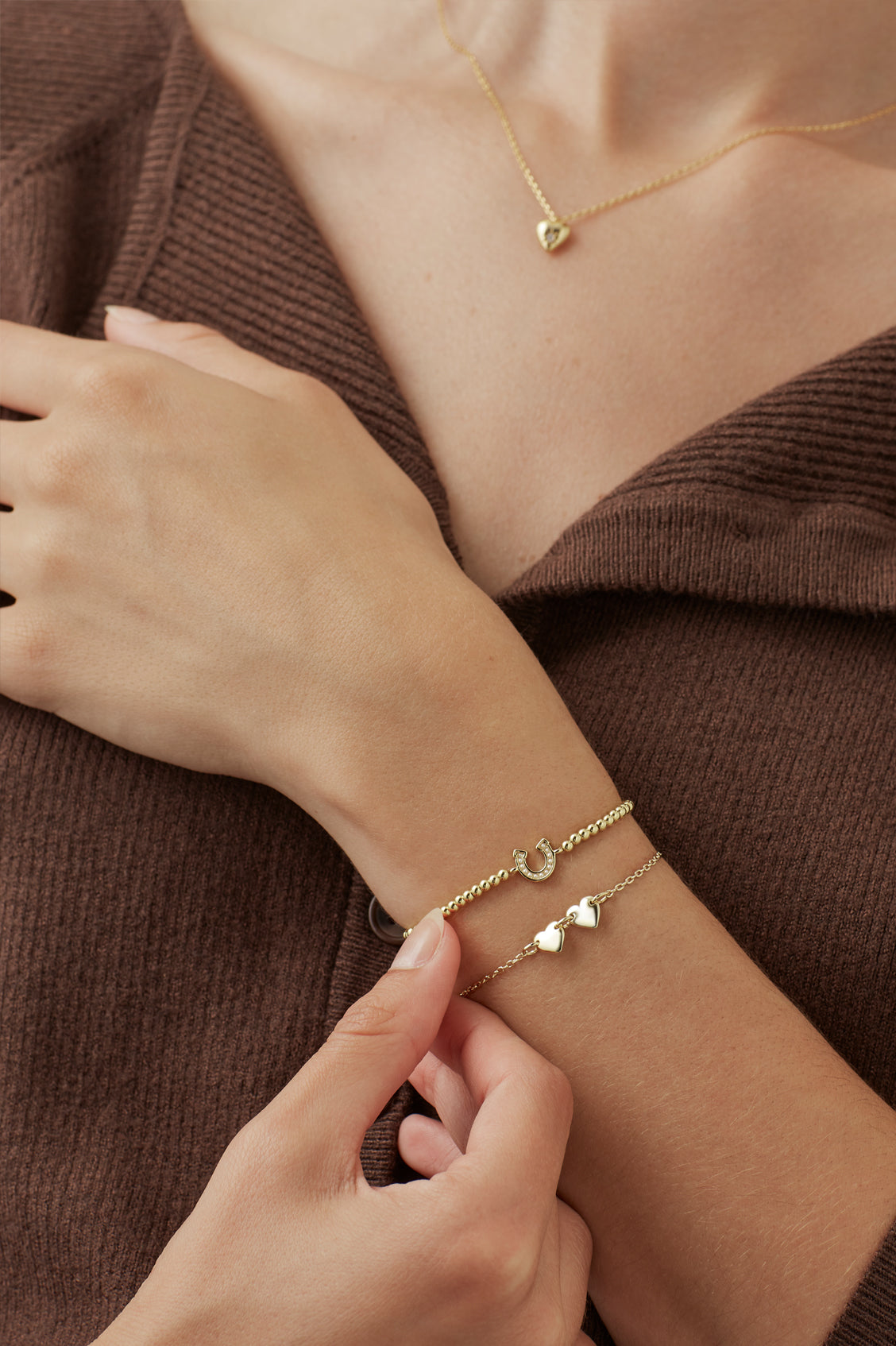 Pearl Horseshoe Sienna Bracelet