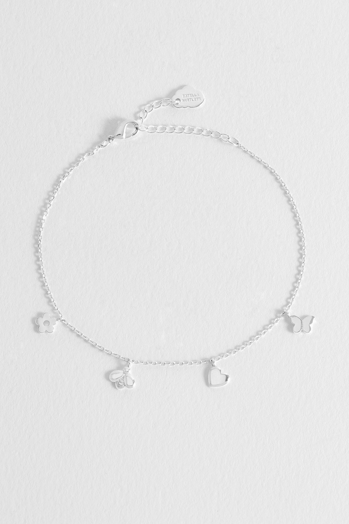 Bee And Butterfly Charm Bracelet