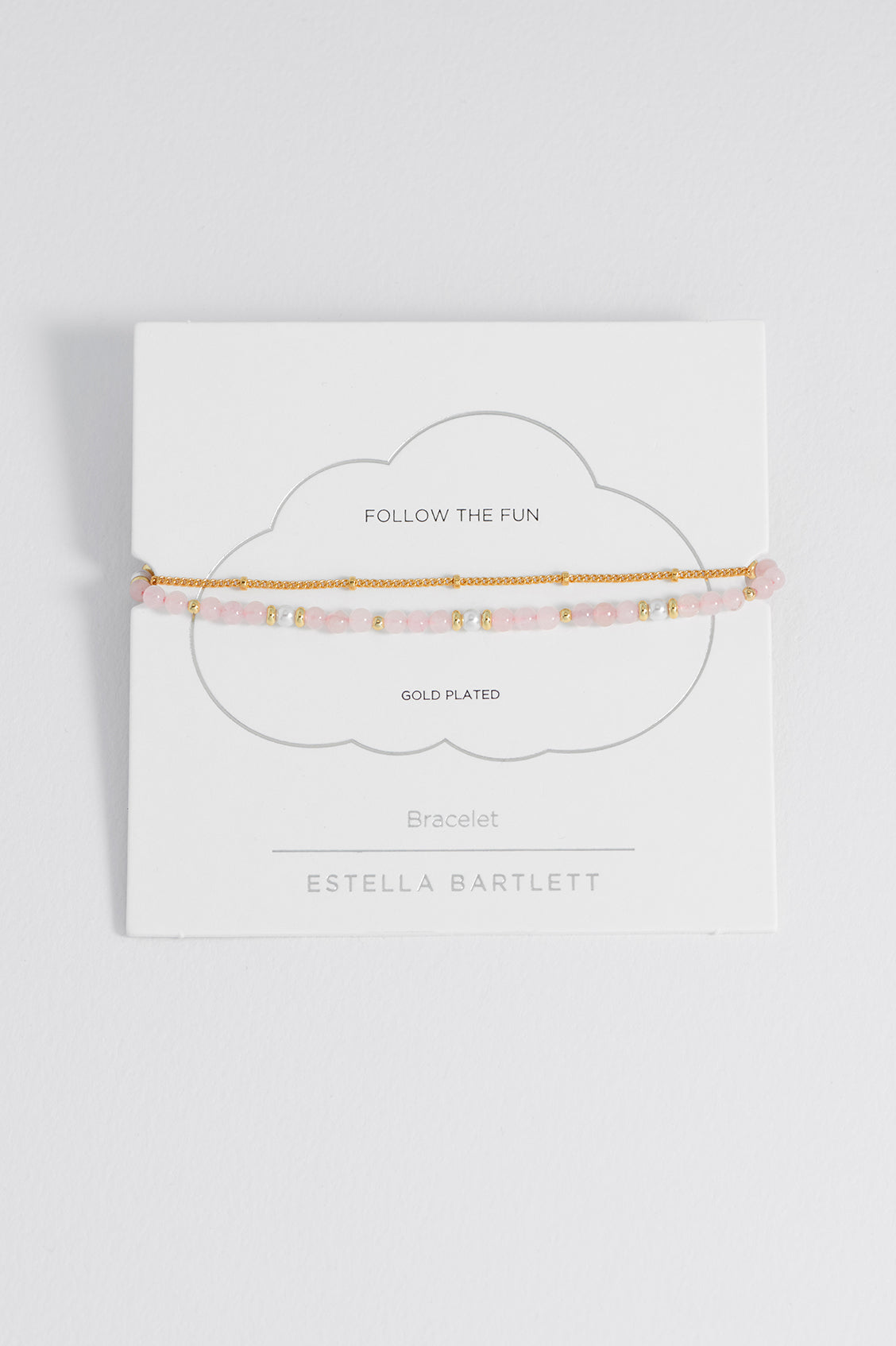 Pearl and Rose Quartz Duo Bracelet