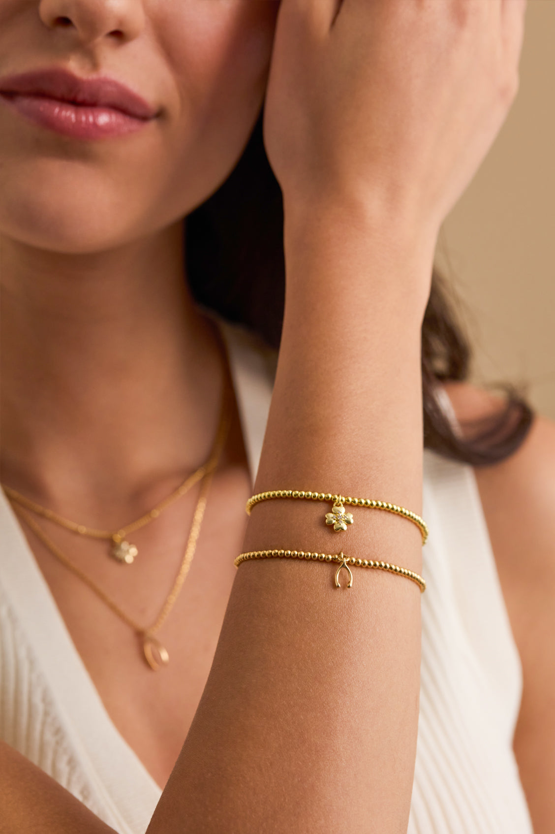 CZ Four-Leaf Clover Sienna Bracelet