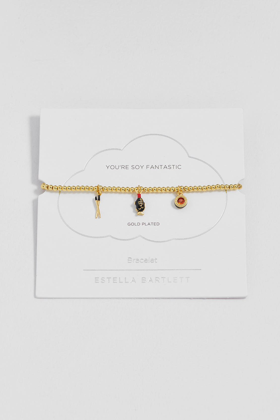 Soy Sauce and Sushi Charm Sienna Bracelet